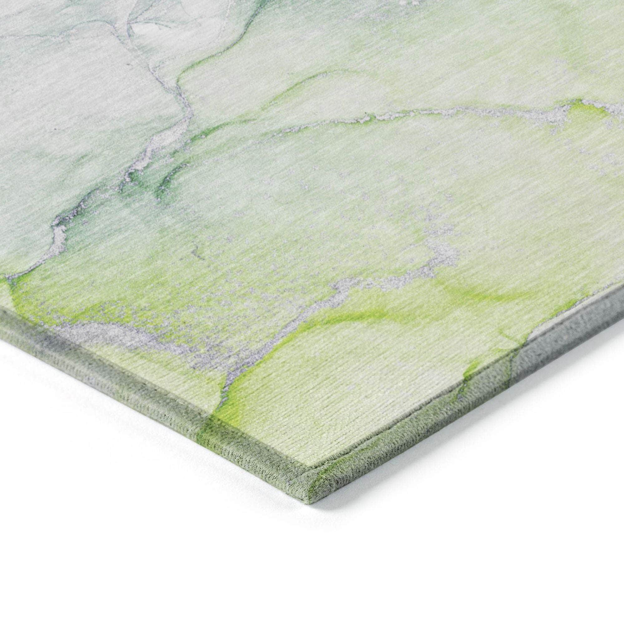 Machine Made ACN516 Green  Rugs #color_green 