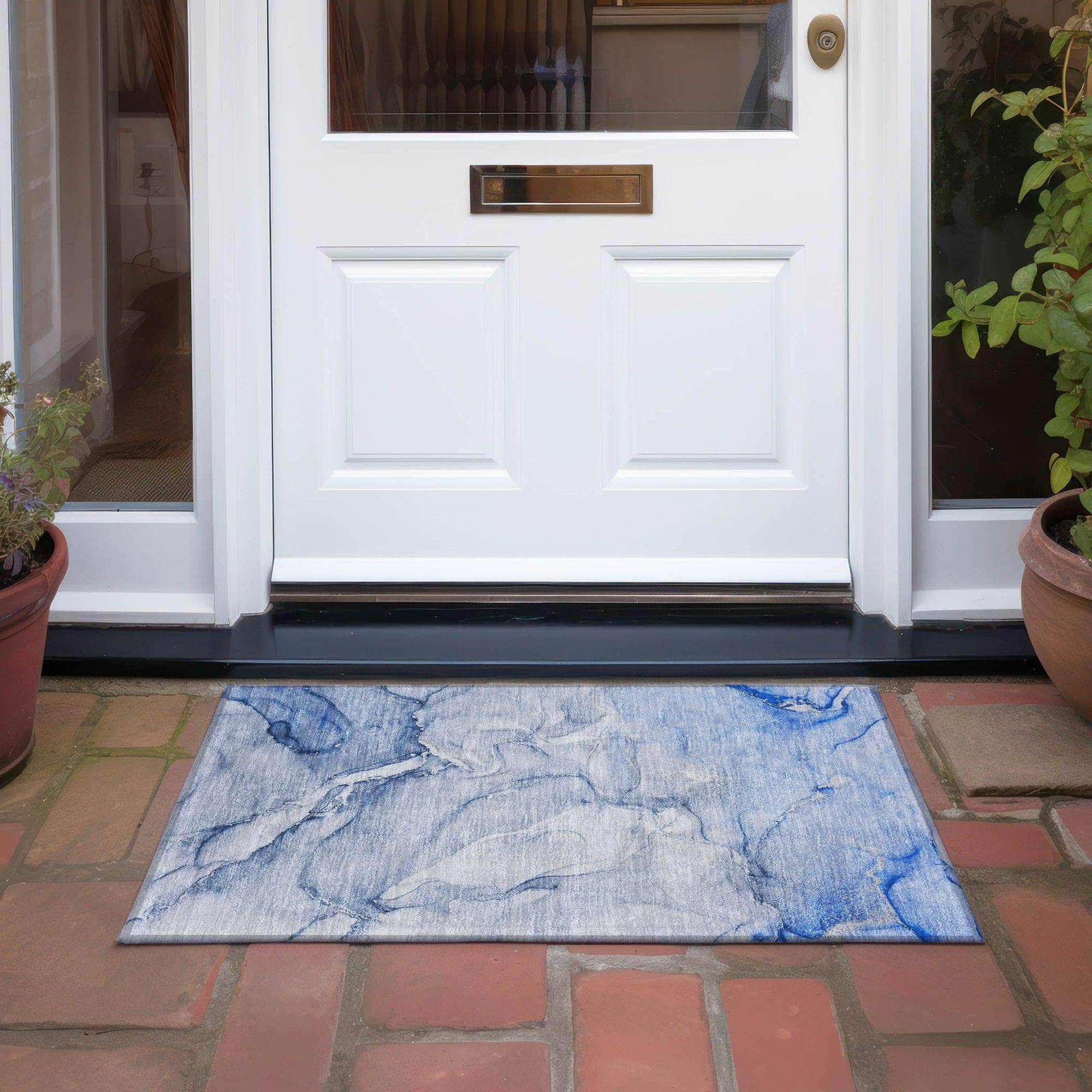 Machine Made ACN516 Navy Blue Rugs #color_navy blue