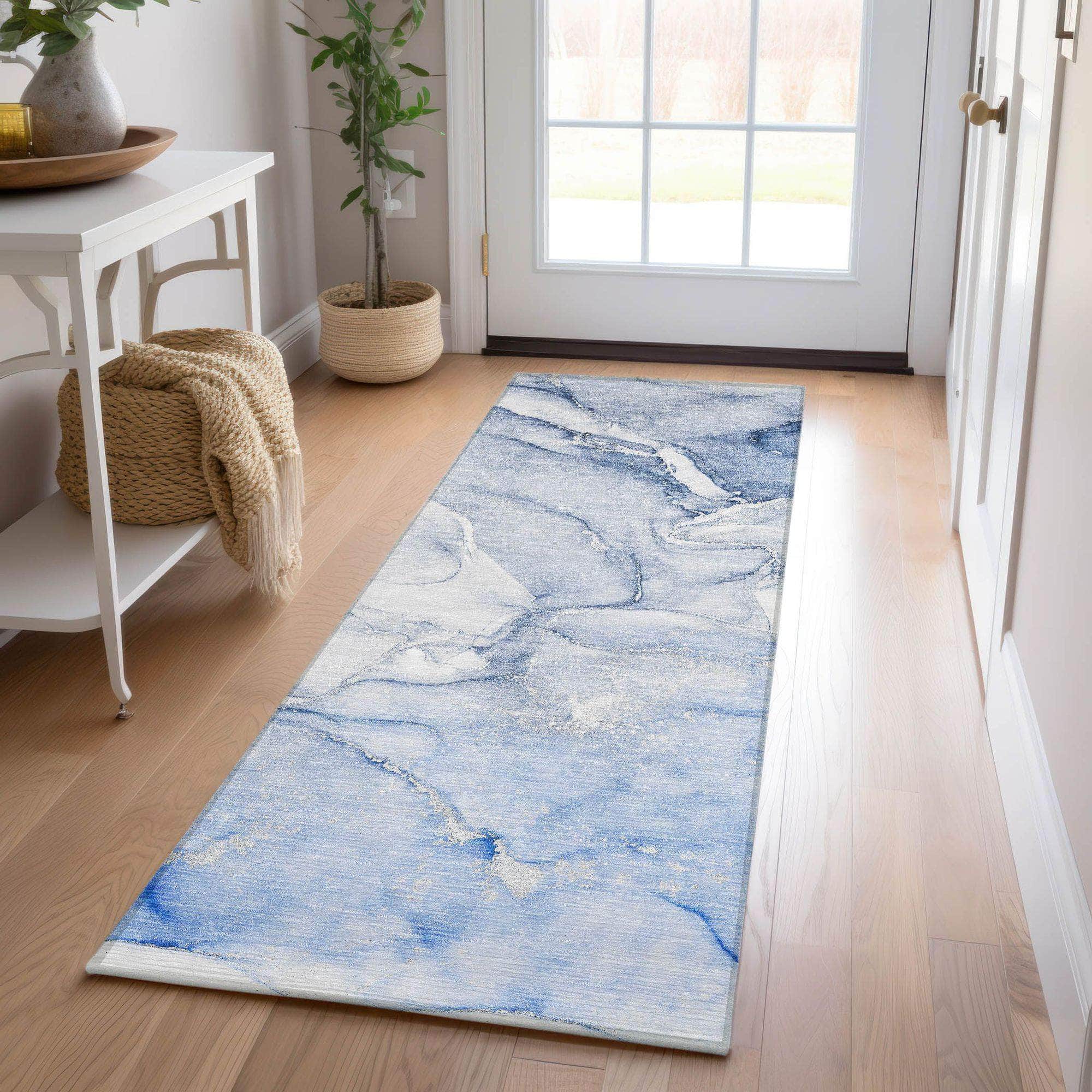 Machine Made ACN516 Navy Blue Rugs #color_navy blue
