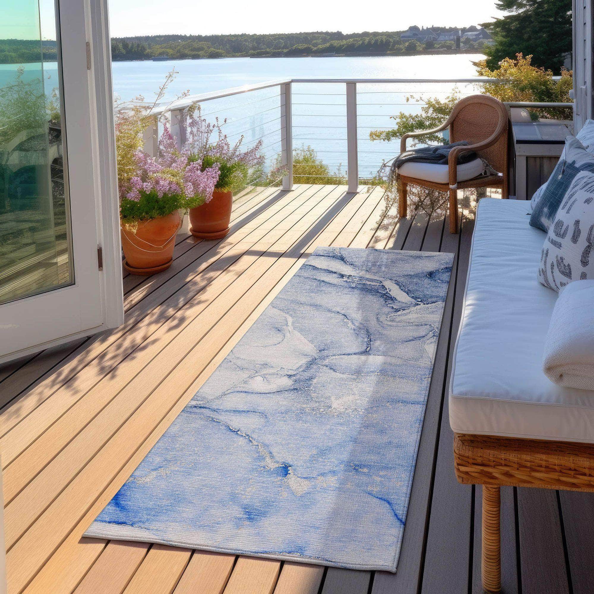Machine Made ACN516 Navy Blue Rugs #color_navy blue