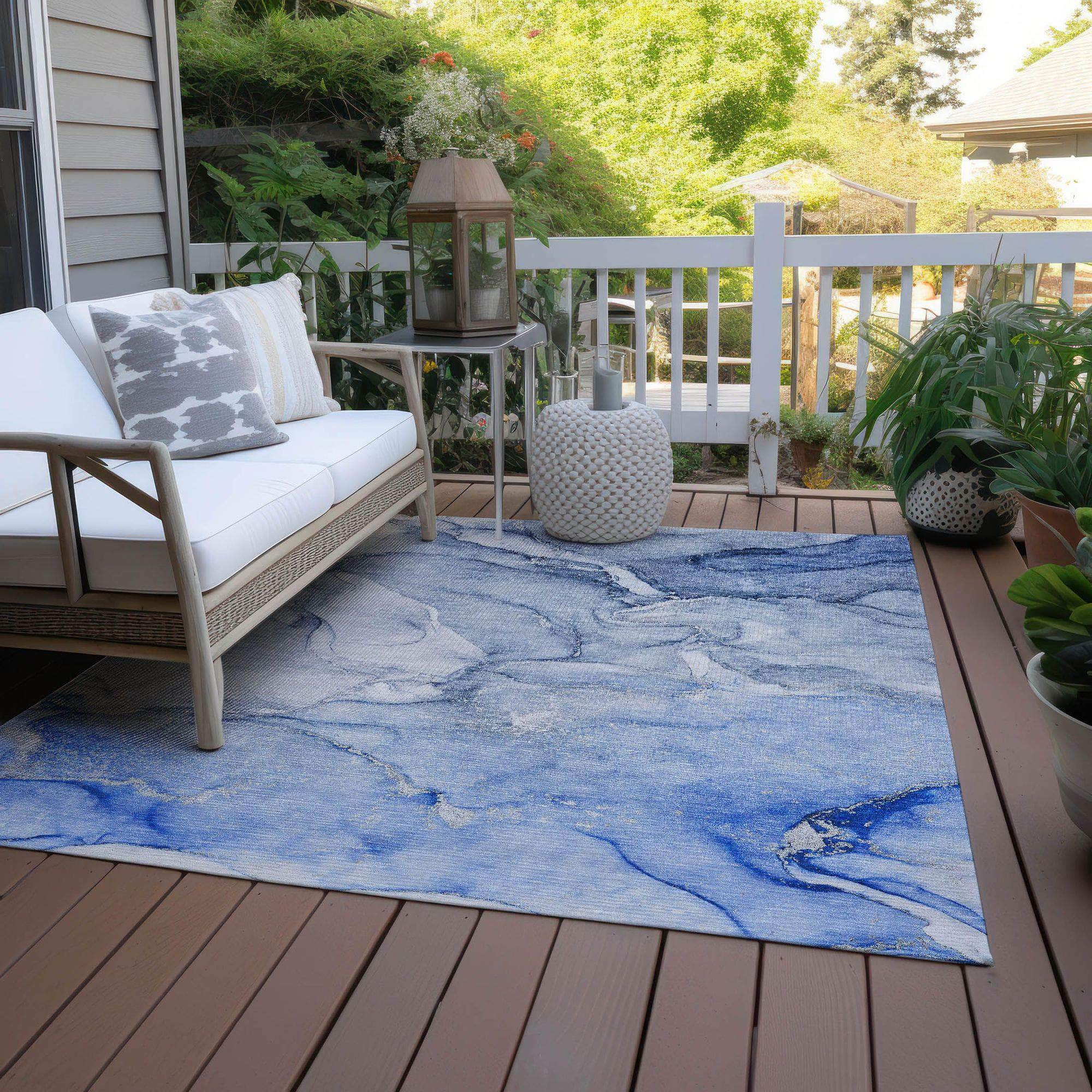 Machine Made ACN516 Navy Blue Rugs #color_navy blue