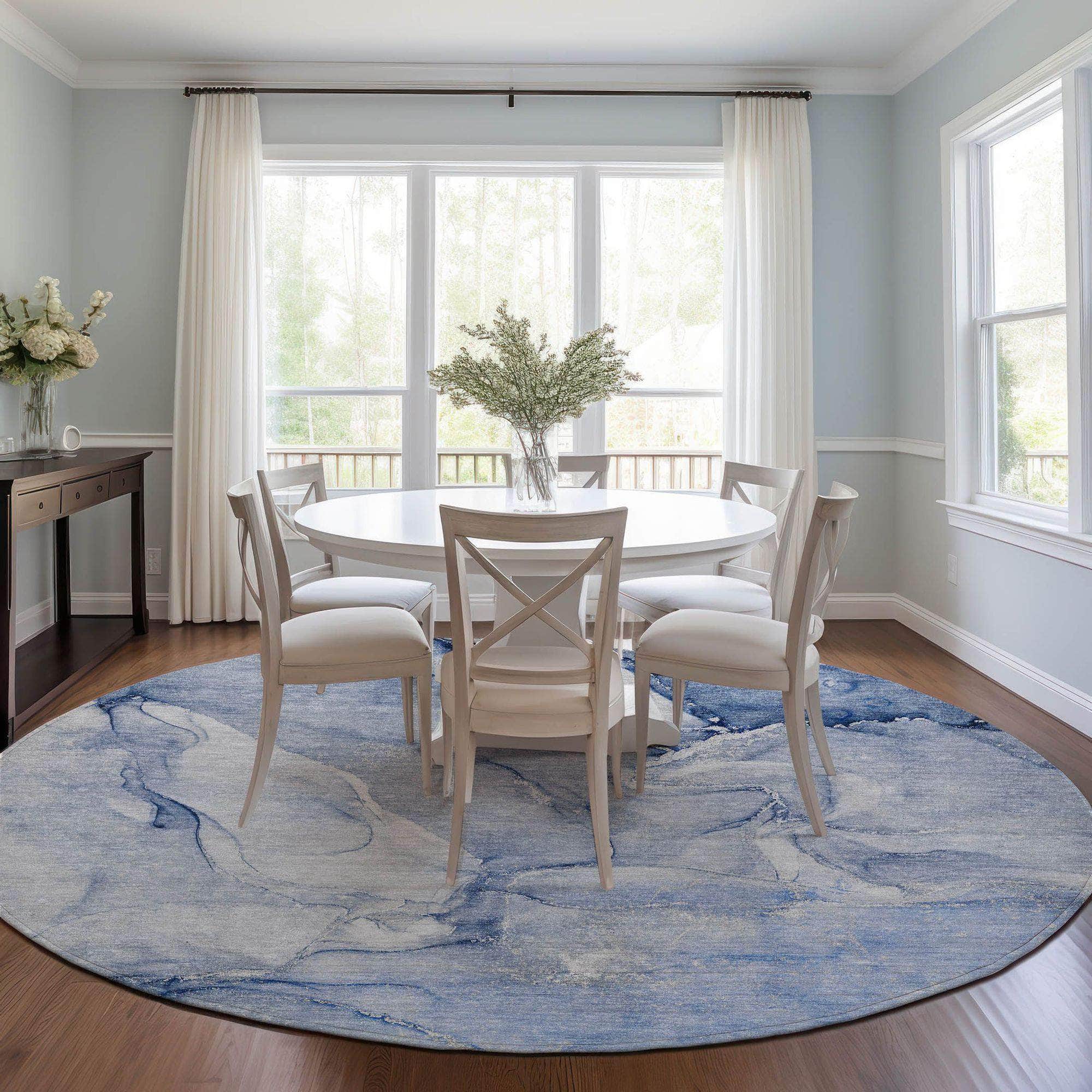 Machine Made ACN516 Navy Blue Rugs #color_navy blue