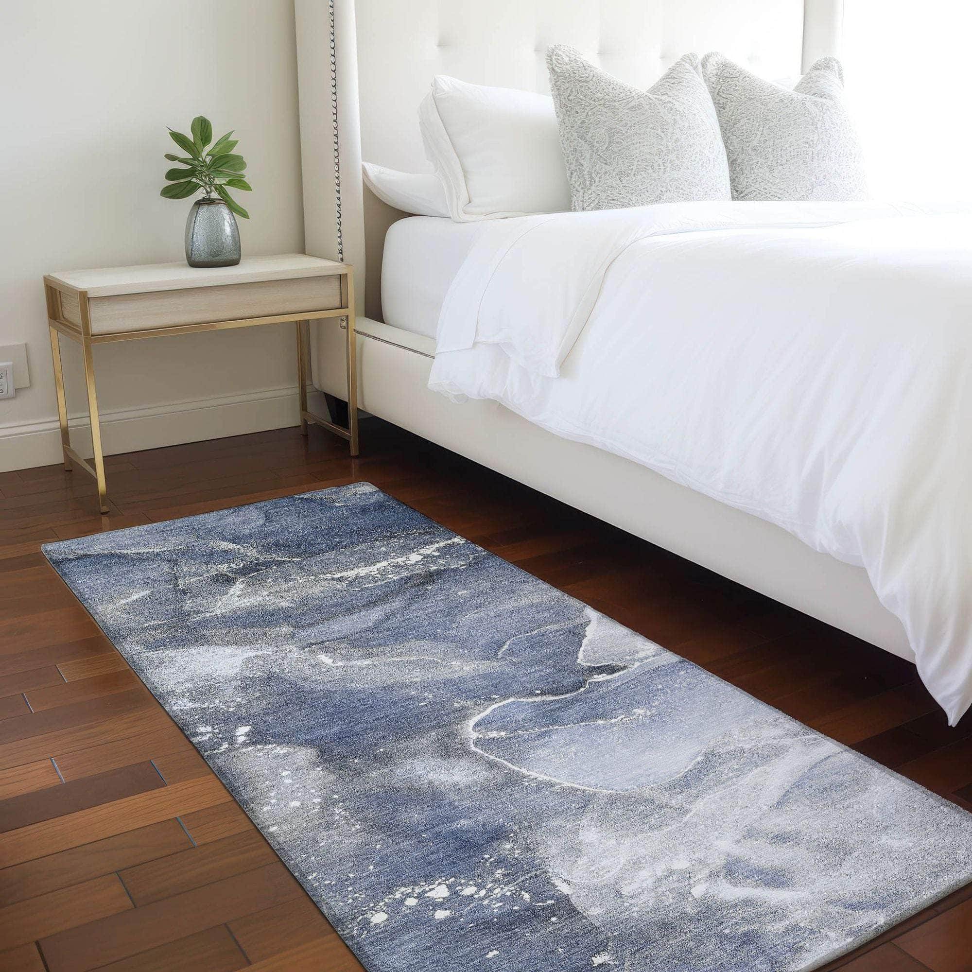 Machine Made ACN518 Navy Blue Rugs #color_navy blue