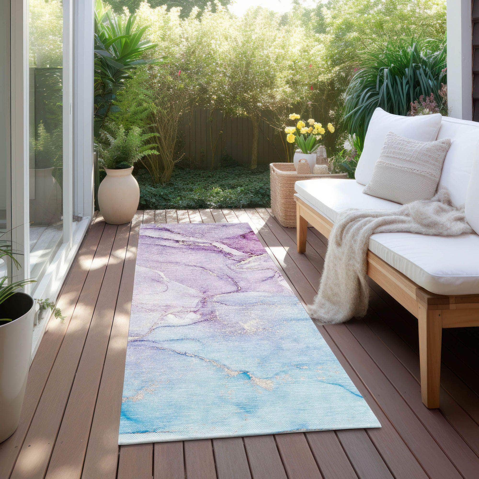Machine Made ACN516 Purple  Rugs #color_purple 