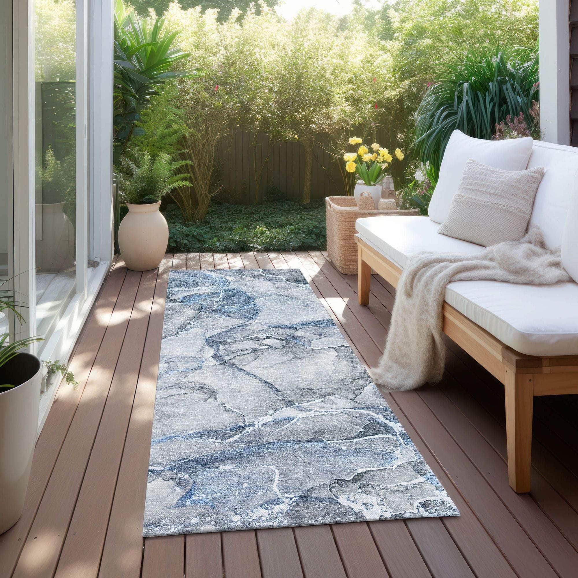 Machine Made ACN519 Blue  Rugs #color_blue 