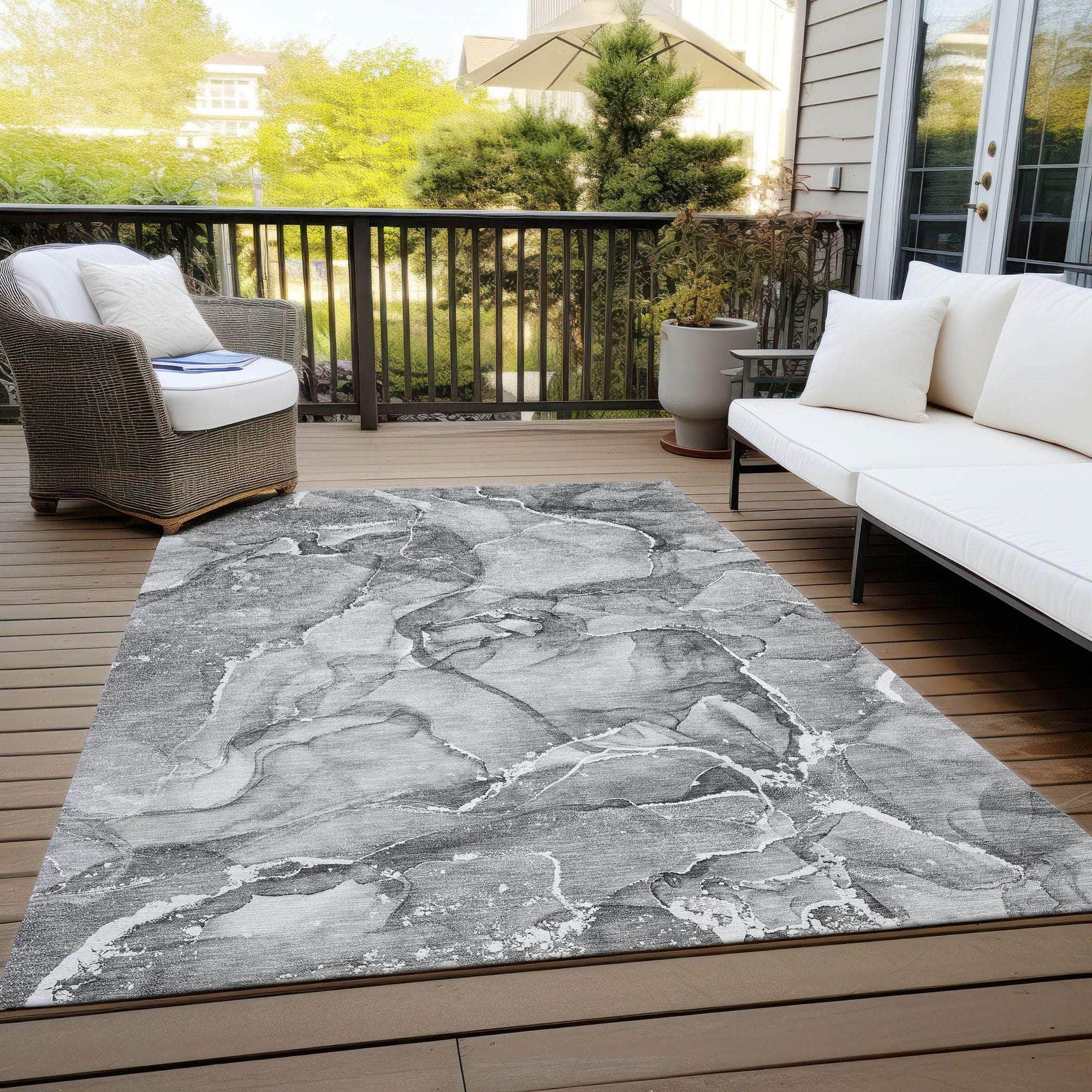 Machine Made ACN519 Pewter Gray Rugs #color_pewter gray