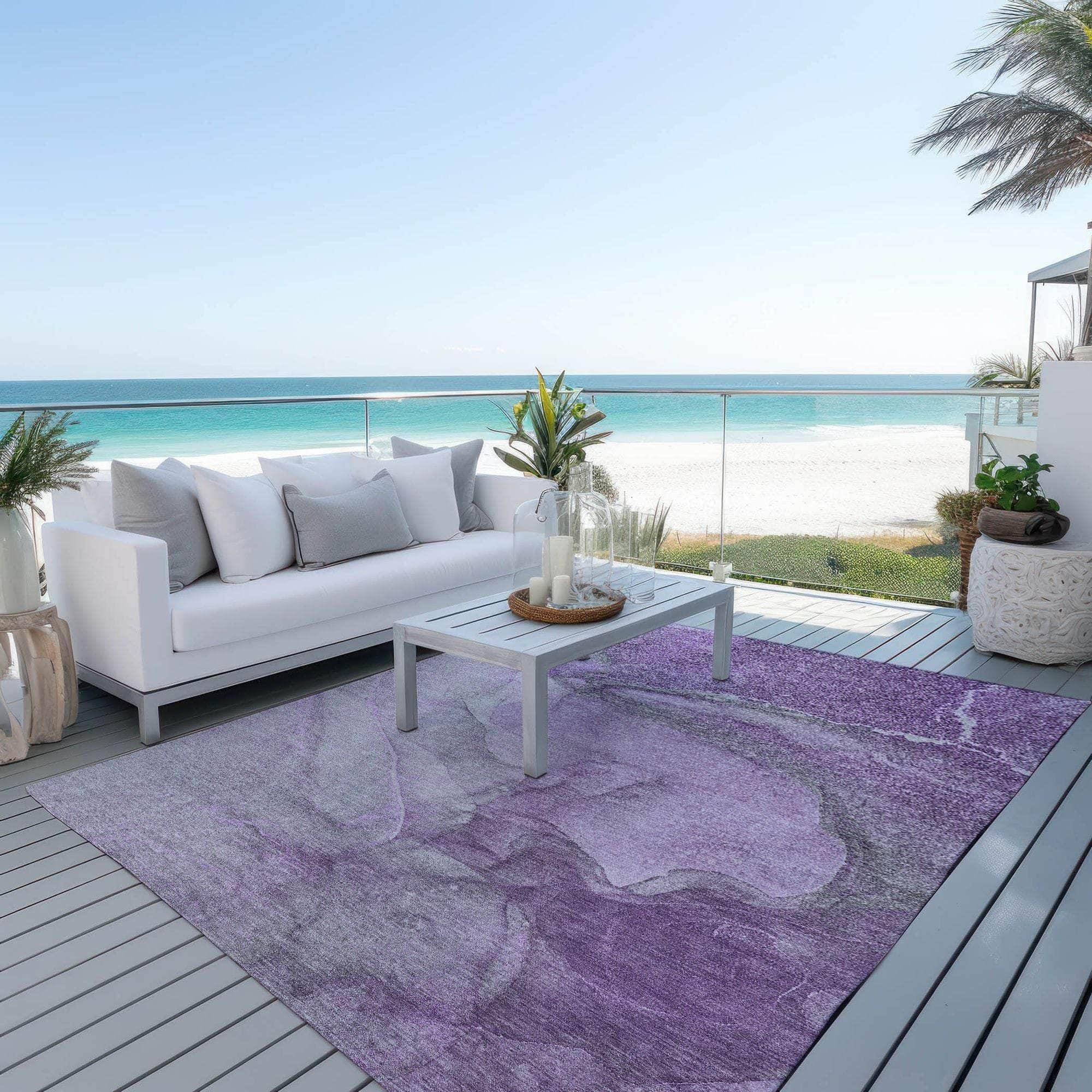 Machine Made ACN524 Lilac Purple Rugs #color_lilac purple