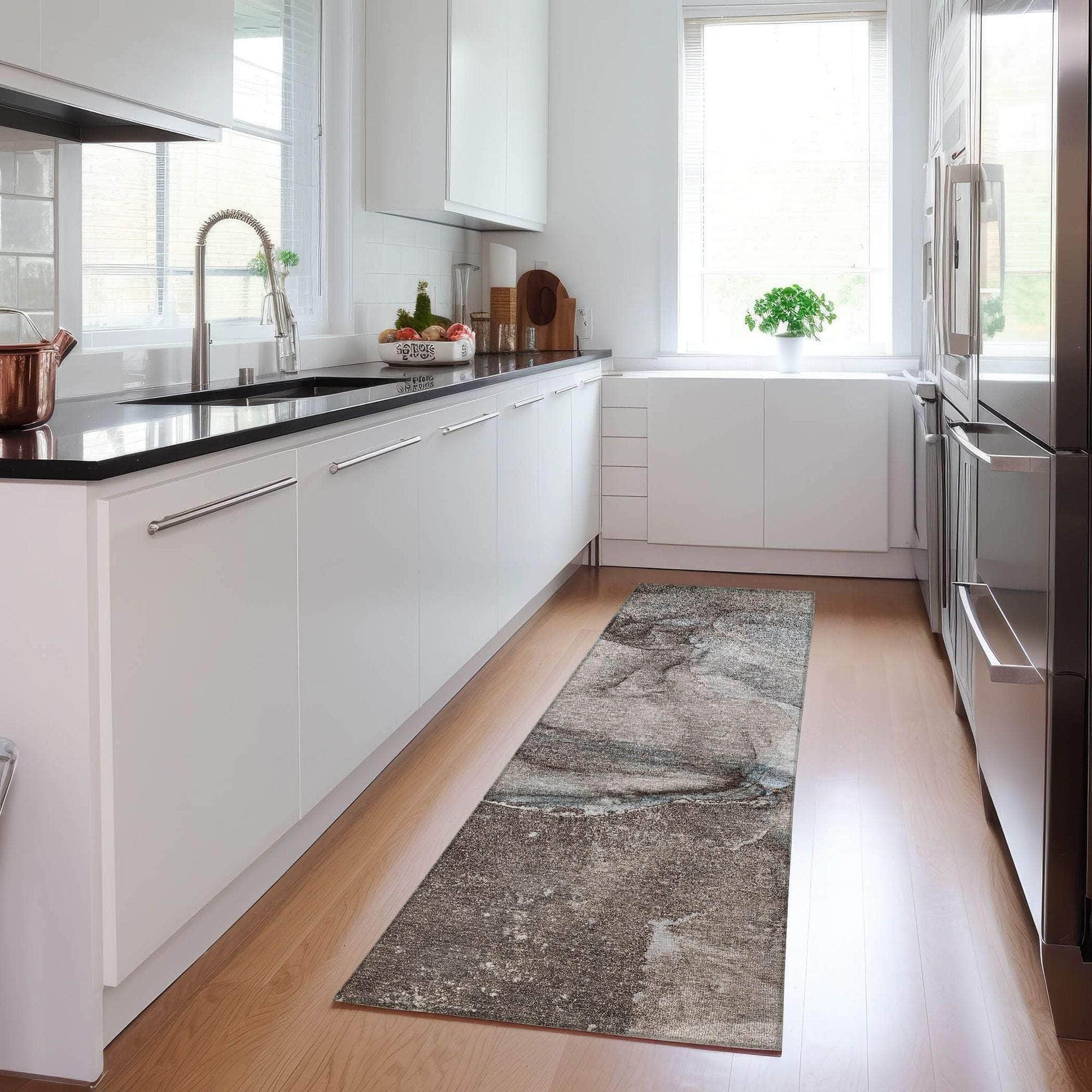 Machine Made ACN524 Taupe Brown Rugs #color_taupe brown