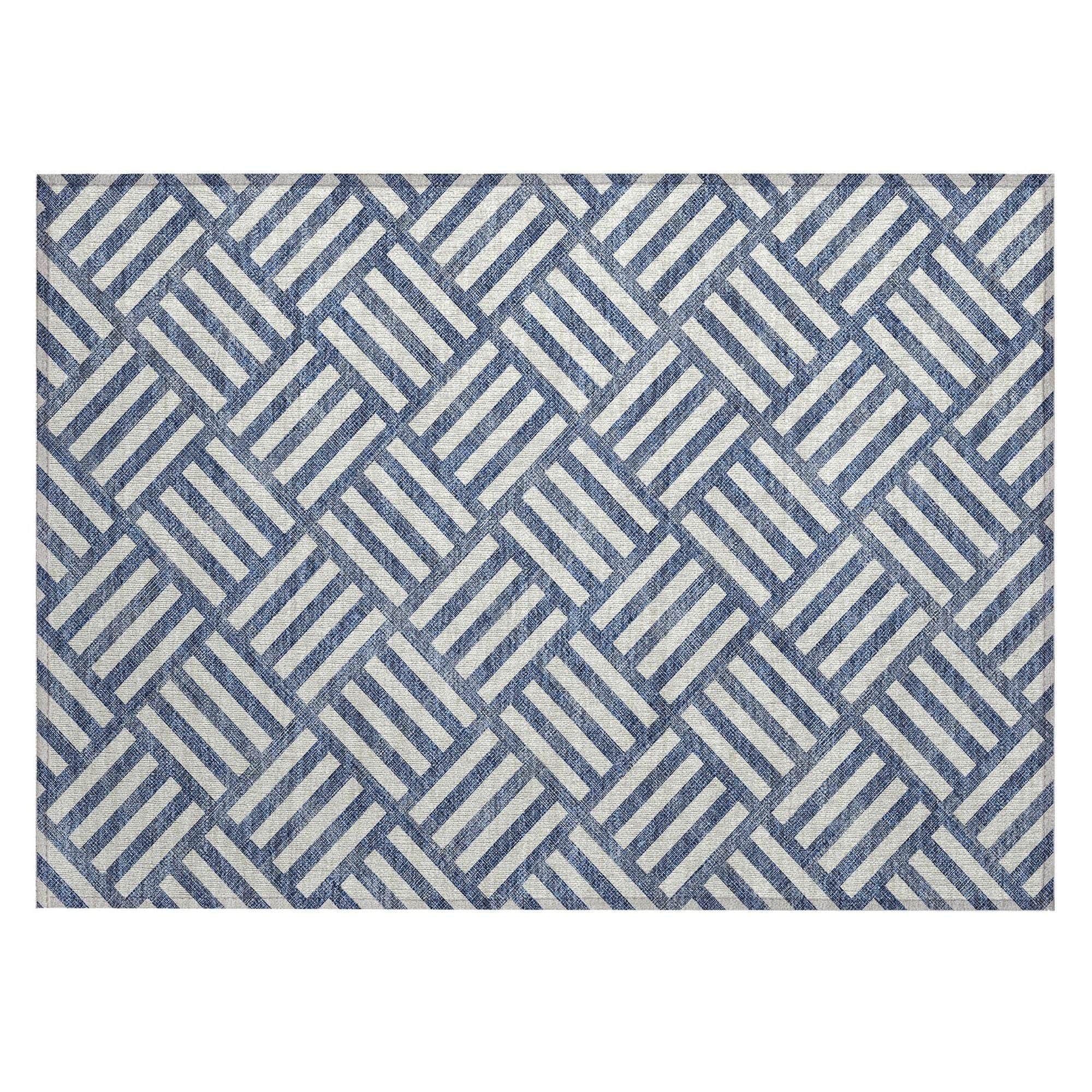 Machine Made ACN620 Navy Blue Rugs #color_navy blue