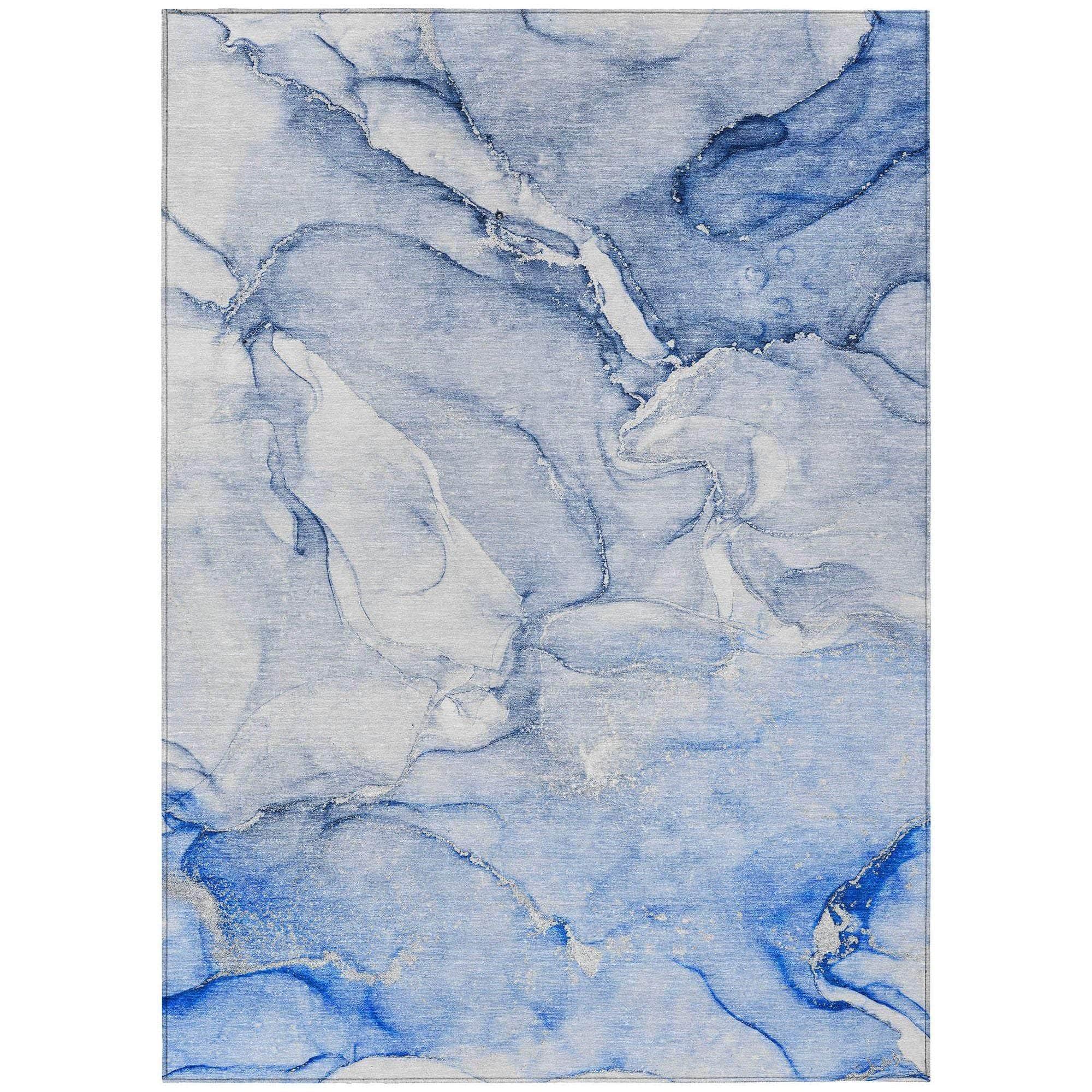 Machine Made ACN516 Navy Blue Rugs #color_navy blue