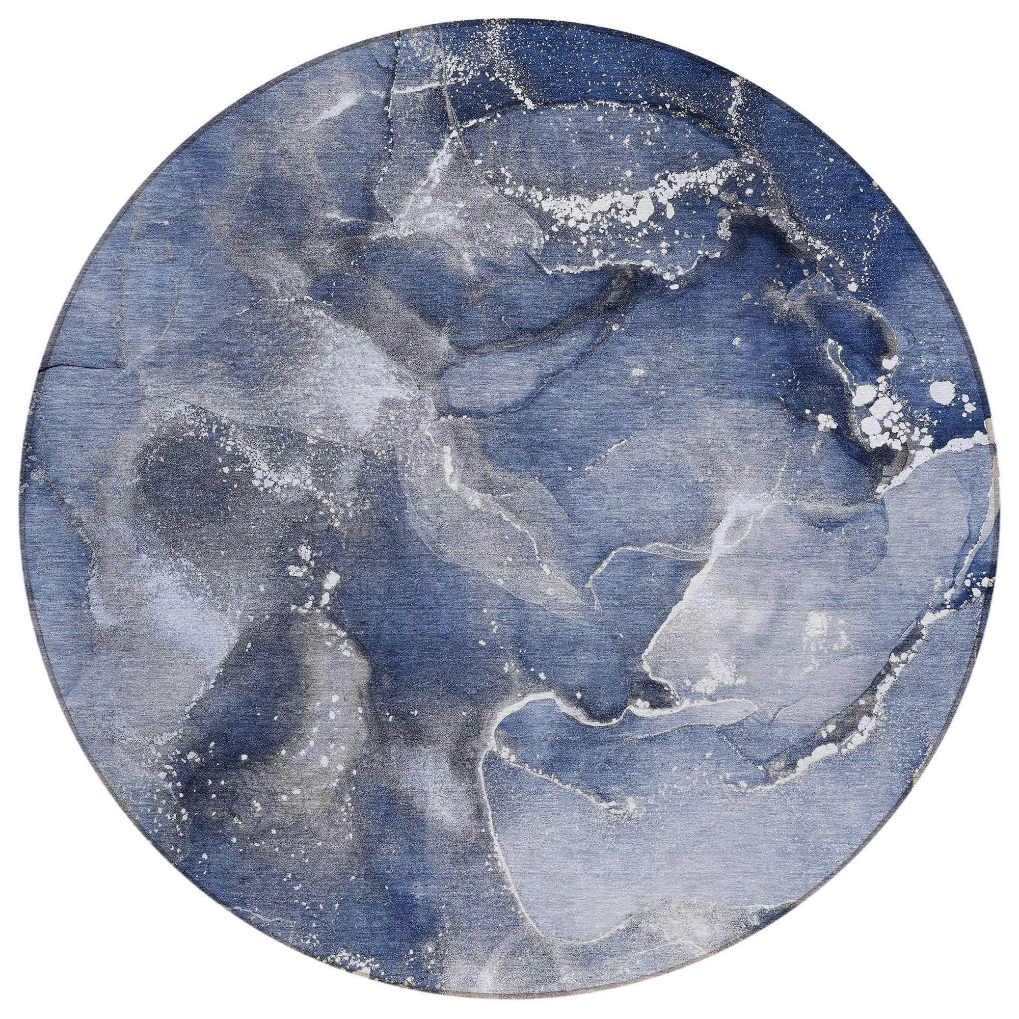 Machine Made ACN518 Navy Blue Rugs #color_navy blue