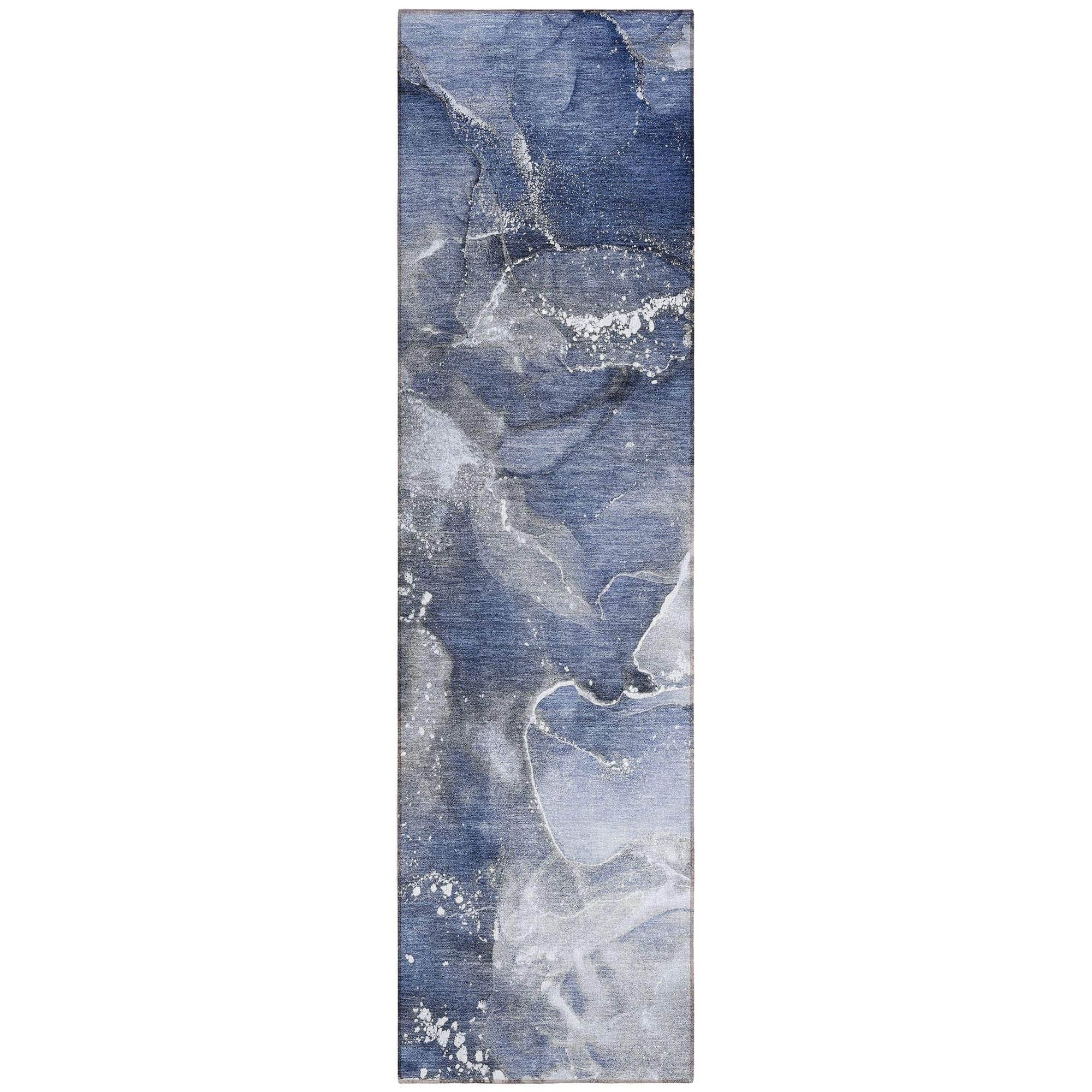 Machine Made ACN518 Navy Blue Rugs #color_navy blue