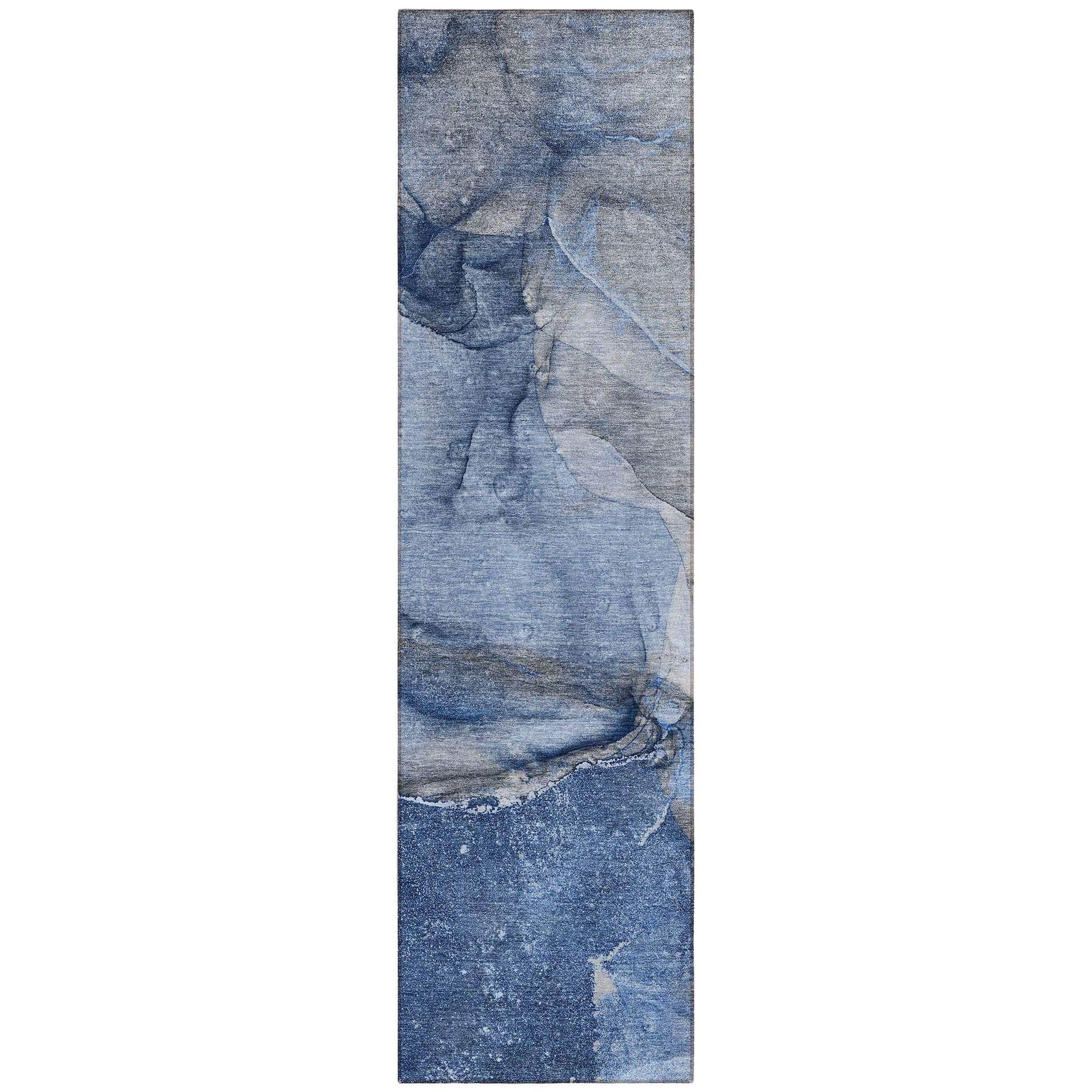 Machine Made ACN524 Navy Blue Rugs #color_navy blue