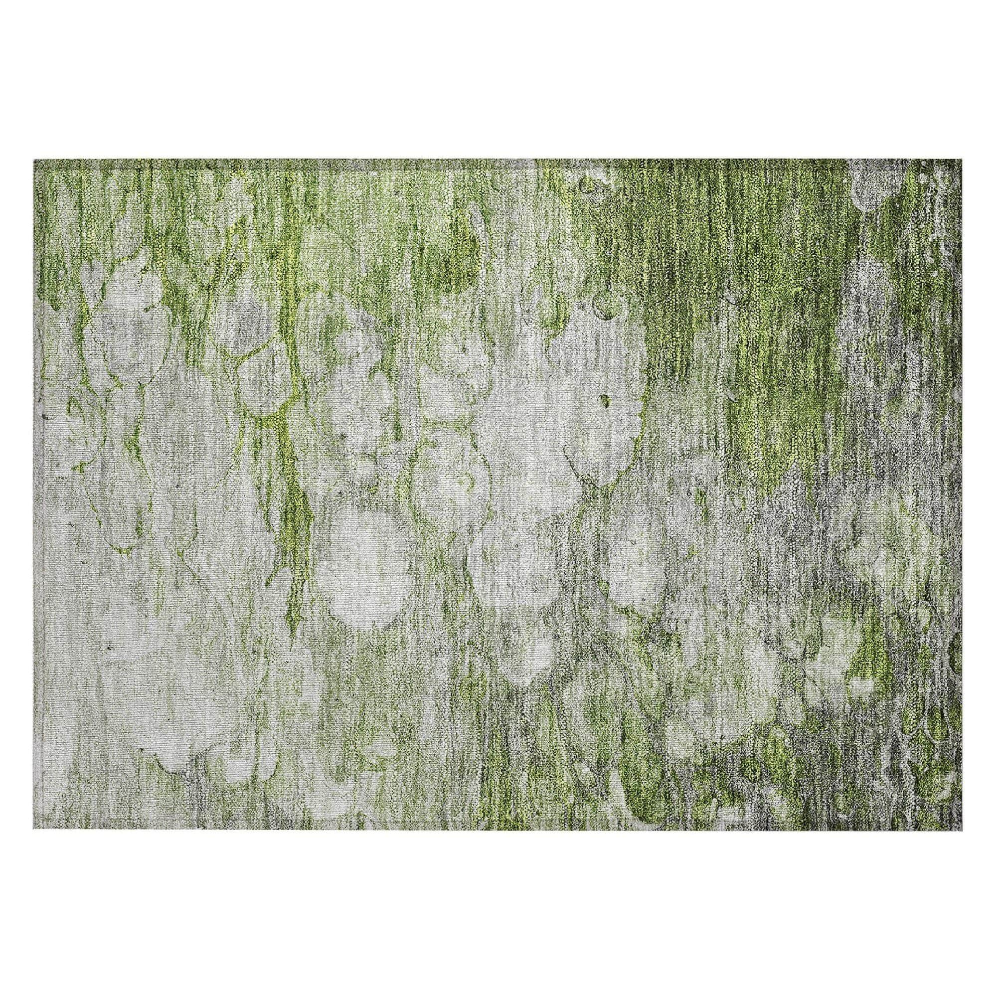 Machine Made ACN698 Olive Green Rugs #color_olive green