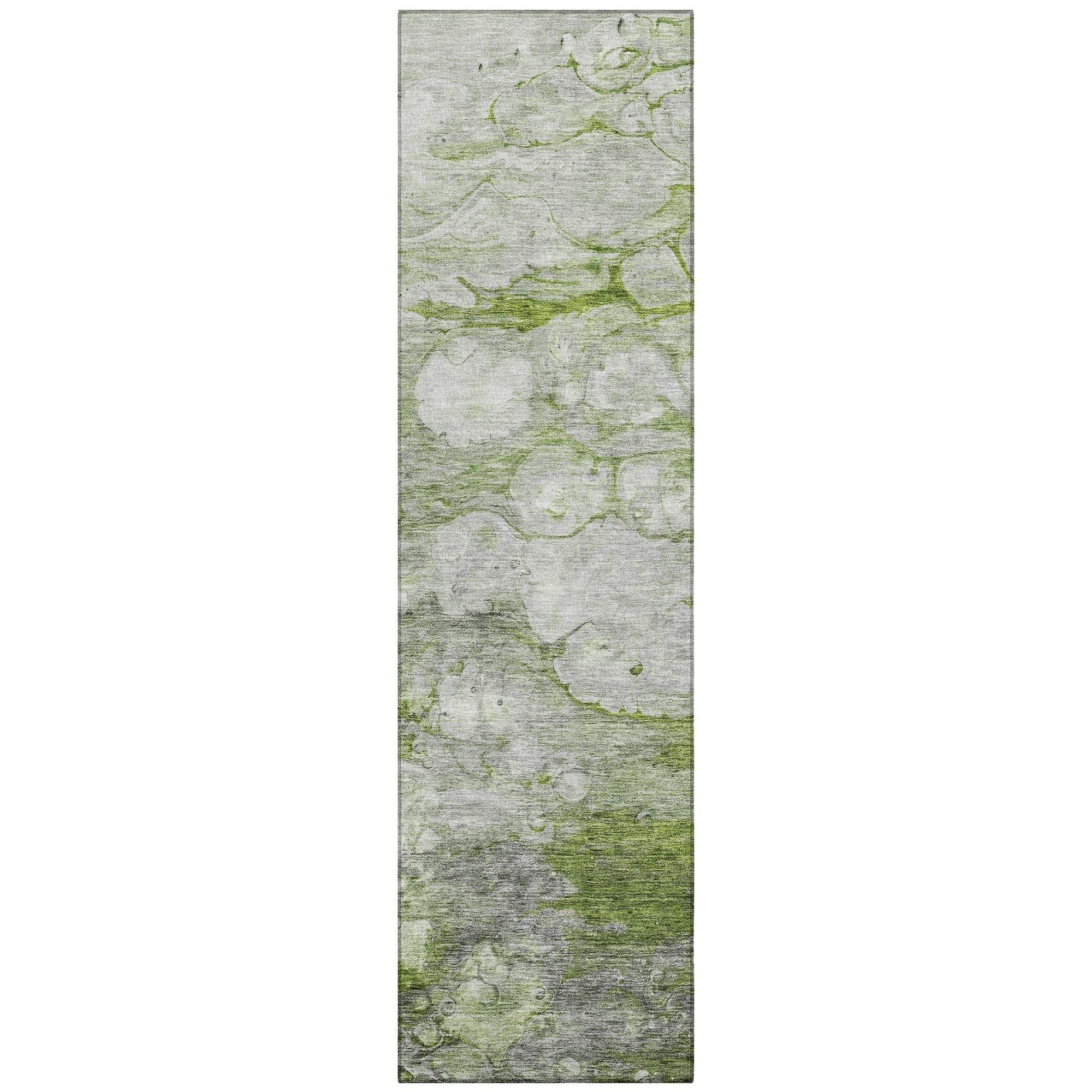 Machine Made ACN698 Olive Green Rugs #color_olive green