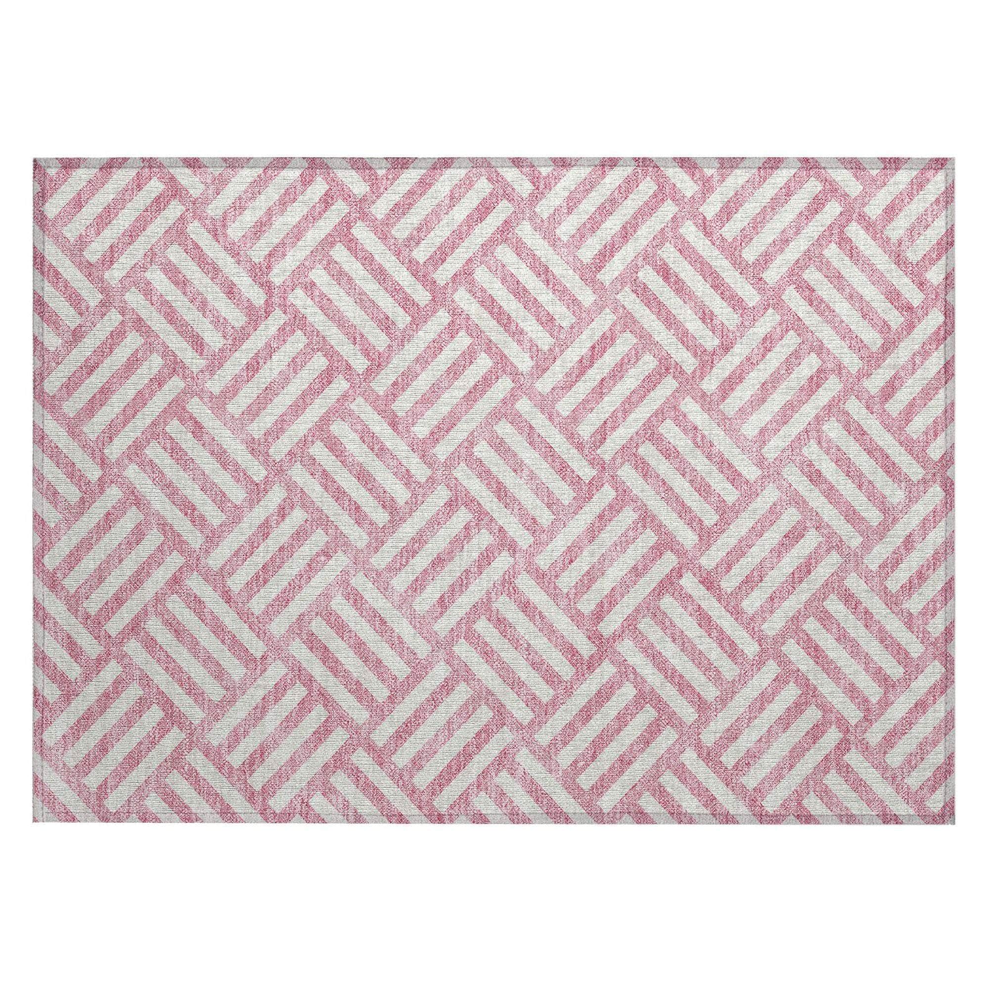 Machine Made ACN620 Pink  Rugs #color_pink 