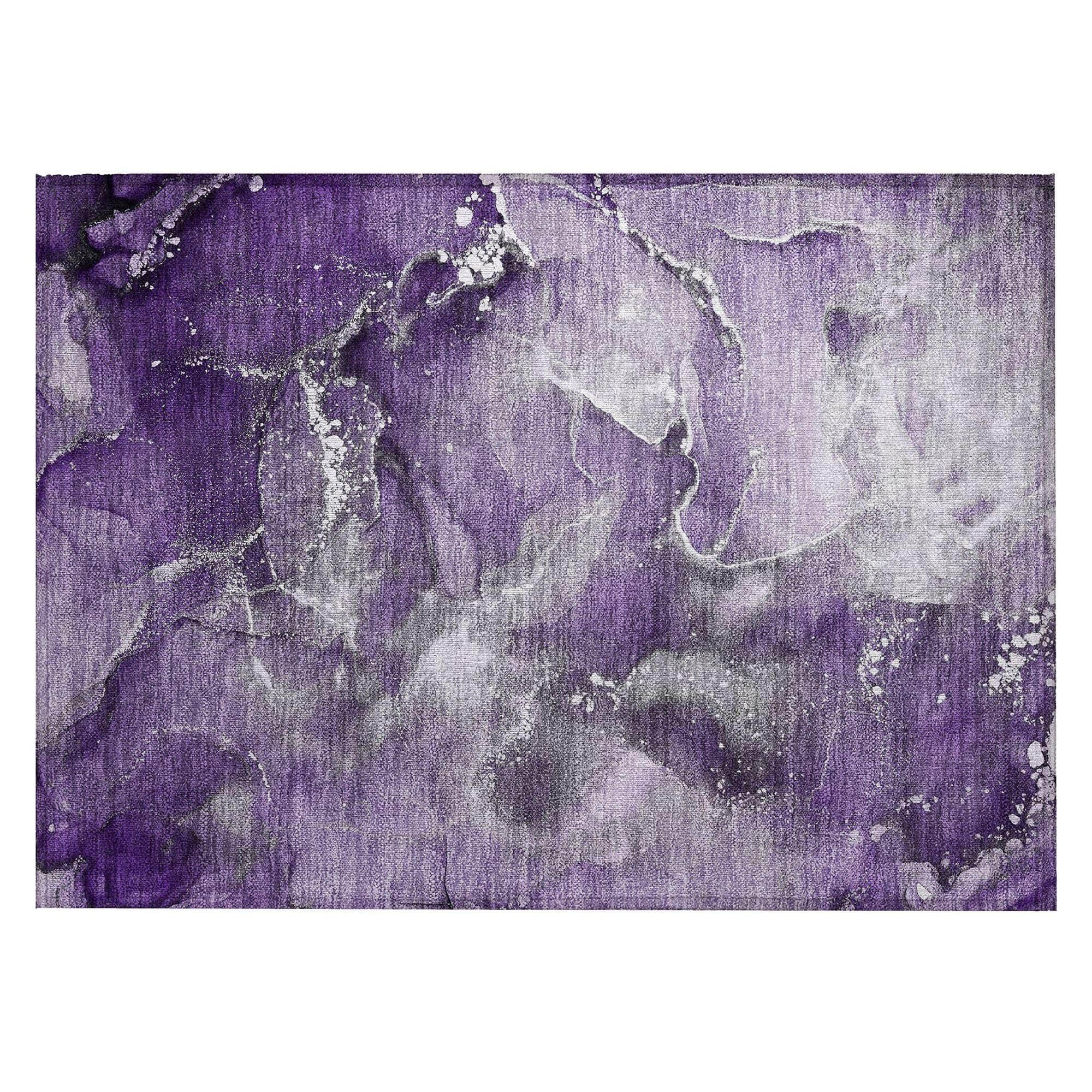 Machine Made ACN518 Purple  Rugs #color_purple 
