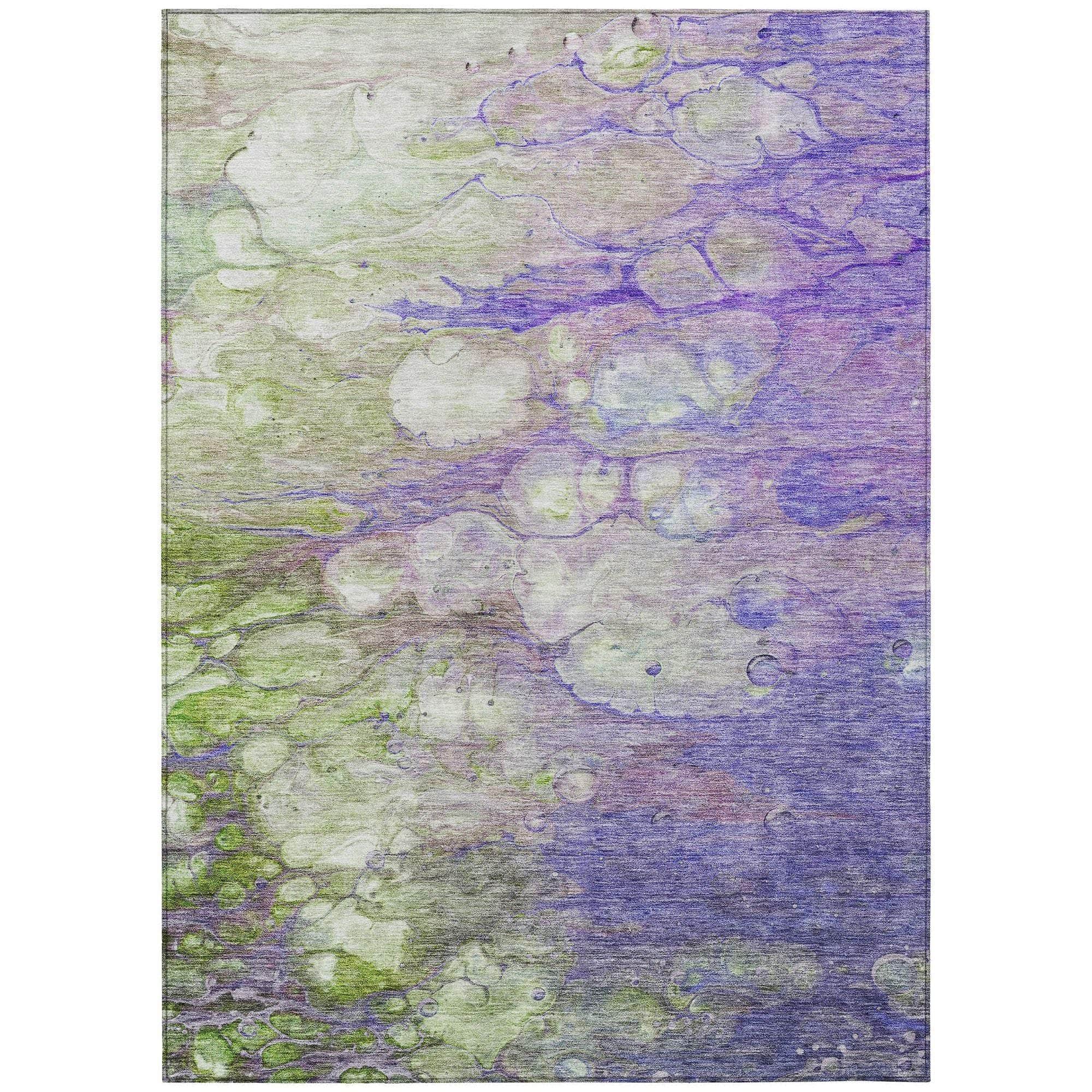 Machine Made ACN698 Purple  Rugs #color_purple 