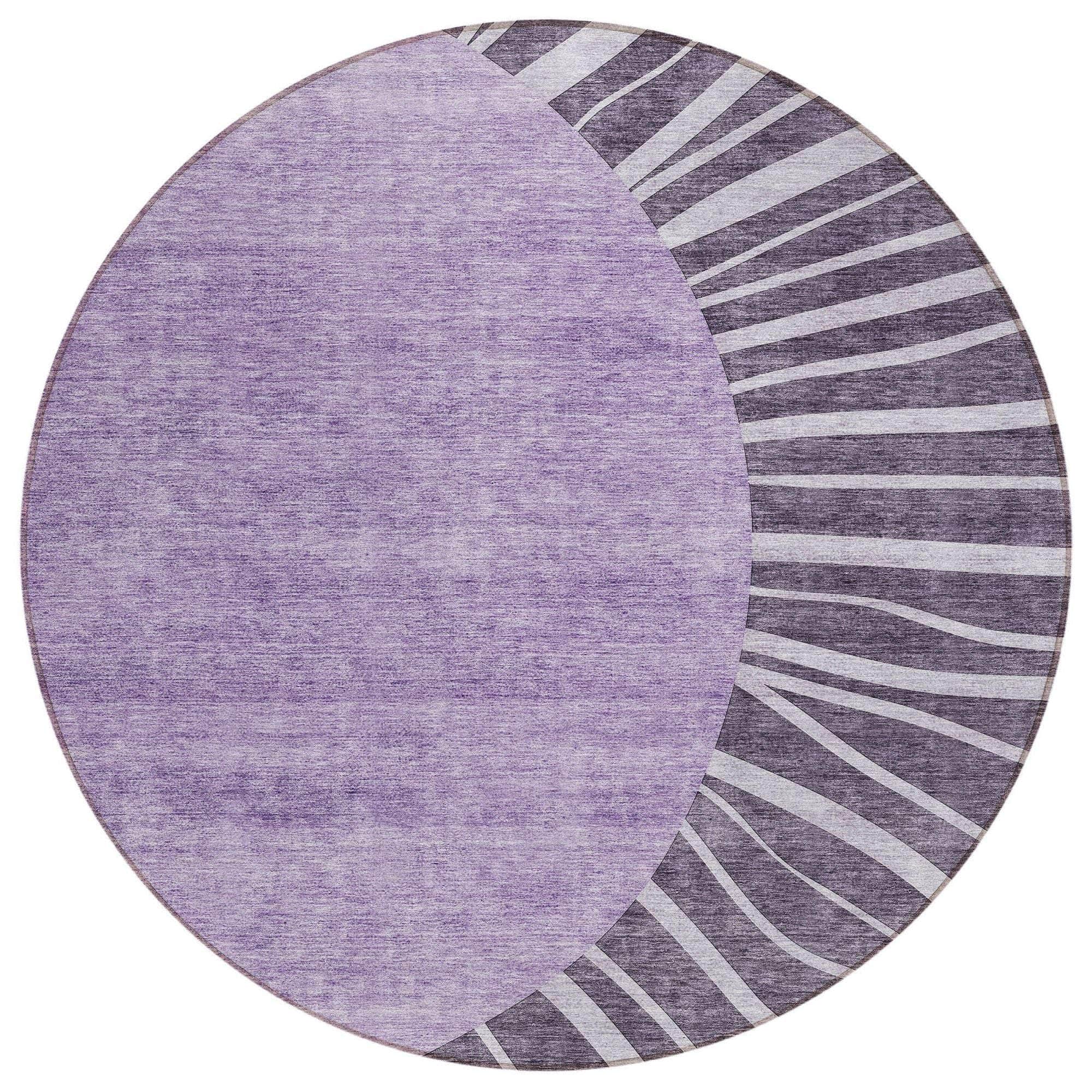 Machine Made ACN668 Purple  Rugs #color_purple 