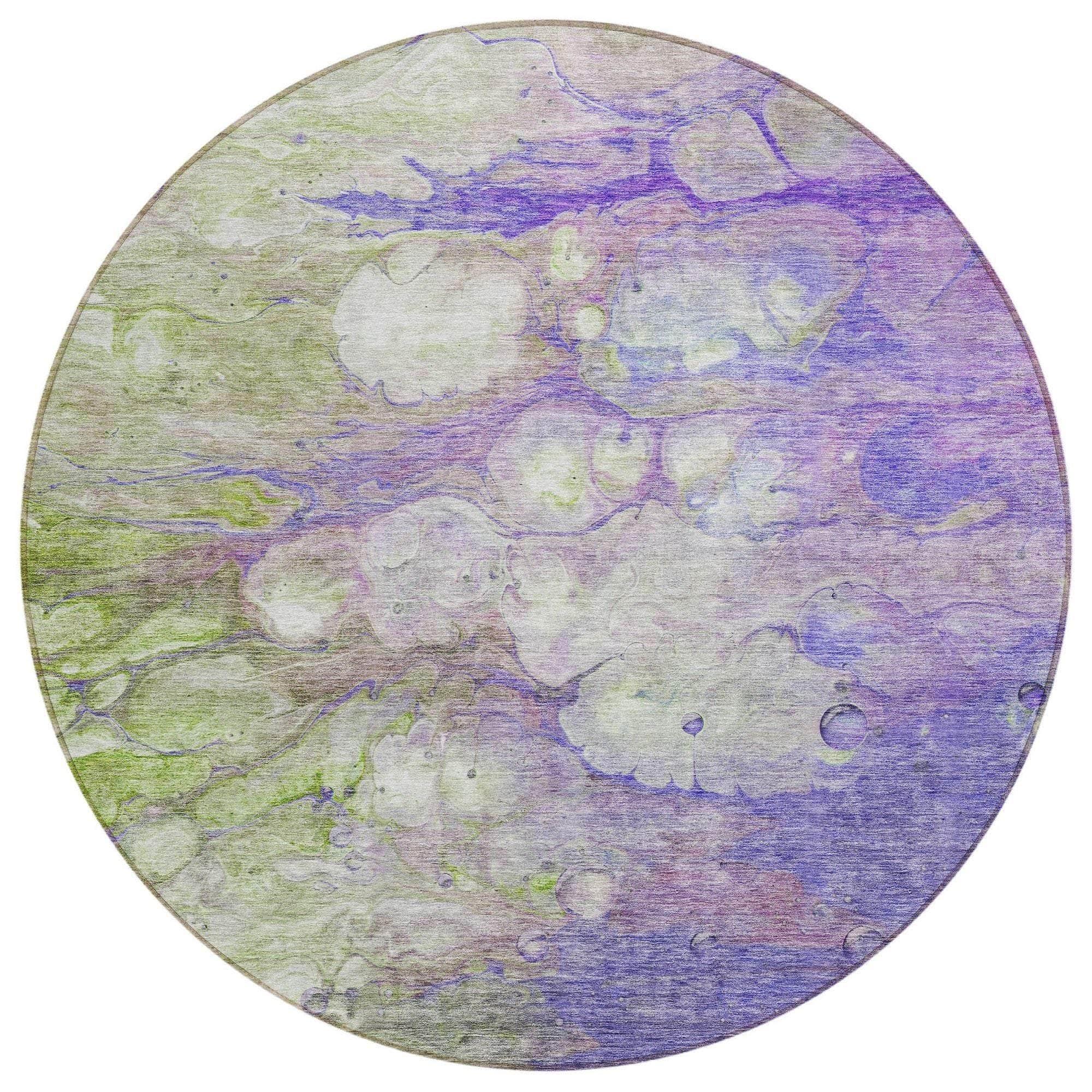 Machine Made ACN698 Purple  Rugs #color_purple 