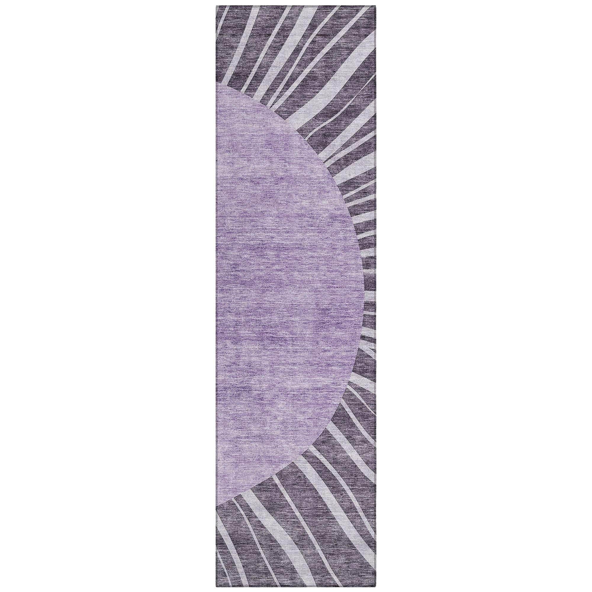 Machine Made ACN668 Purple  Rugs #color_purple 