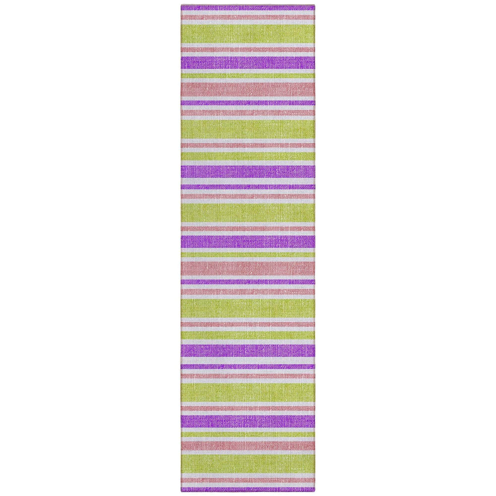 Machine Made ACN531 Purple  Rugs 