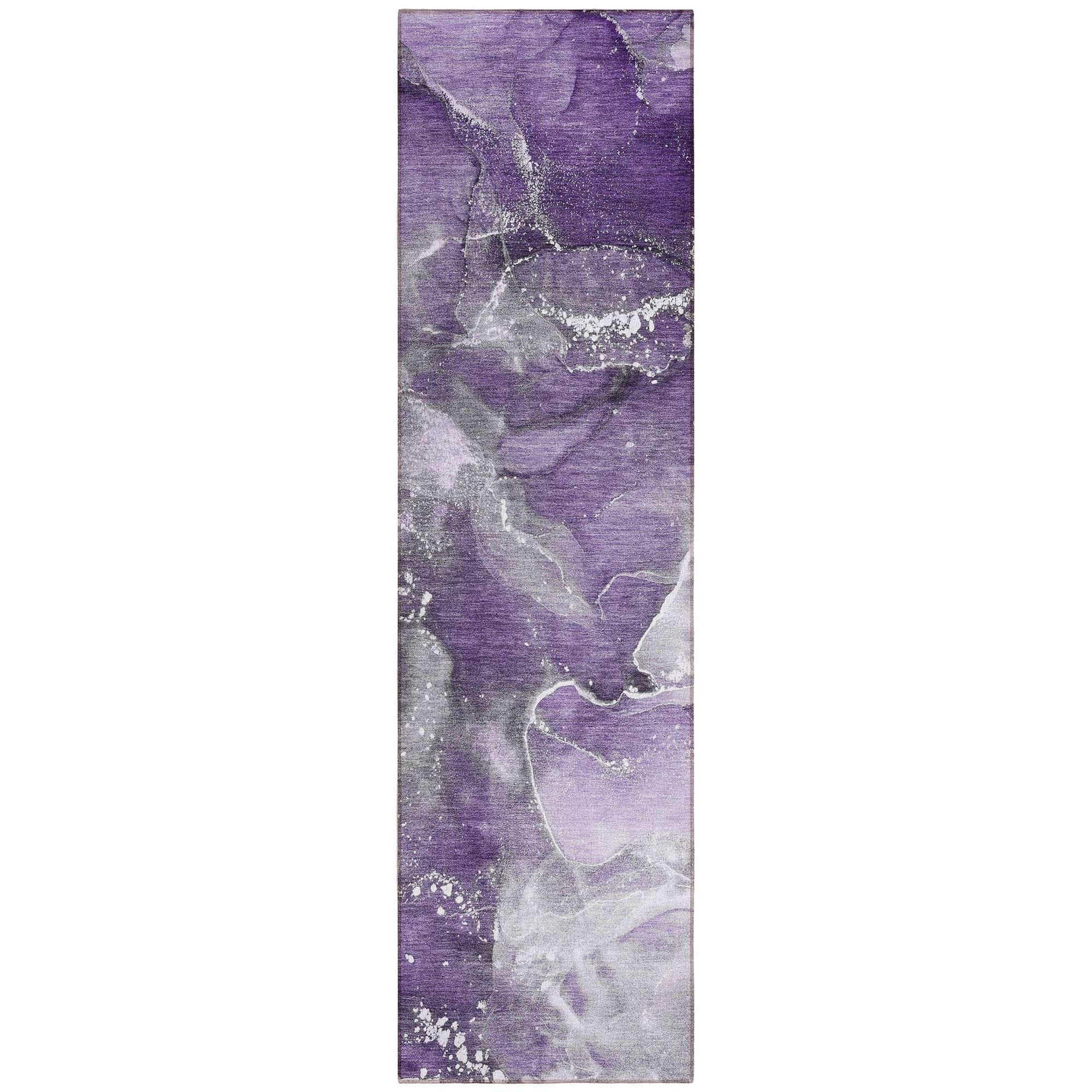 Machine Made ACN518 Purple  Rugs #color_purple 