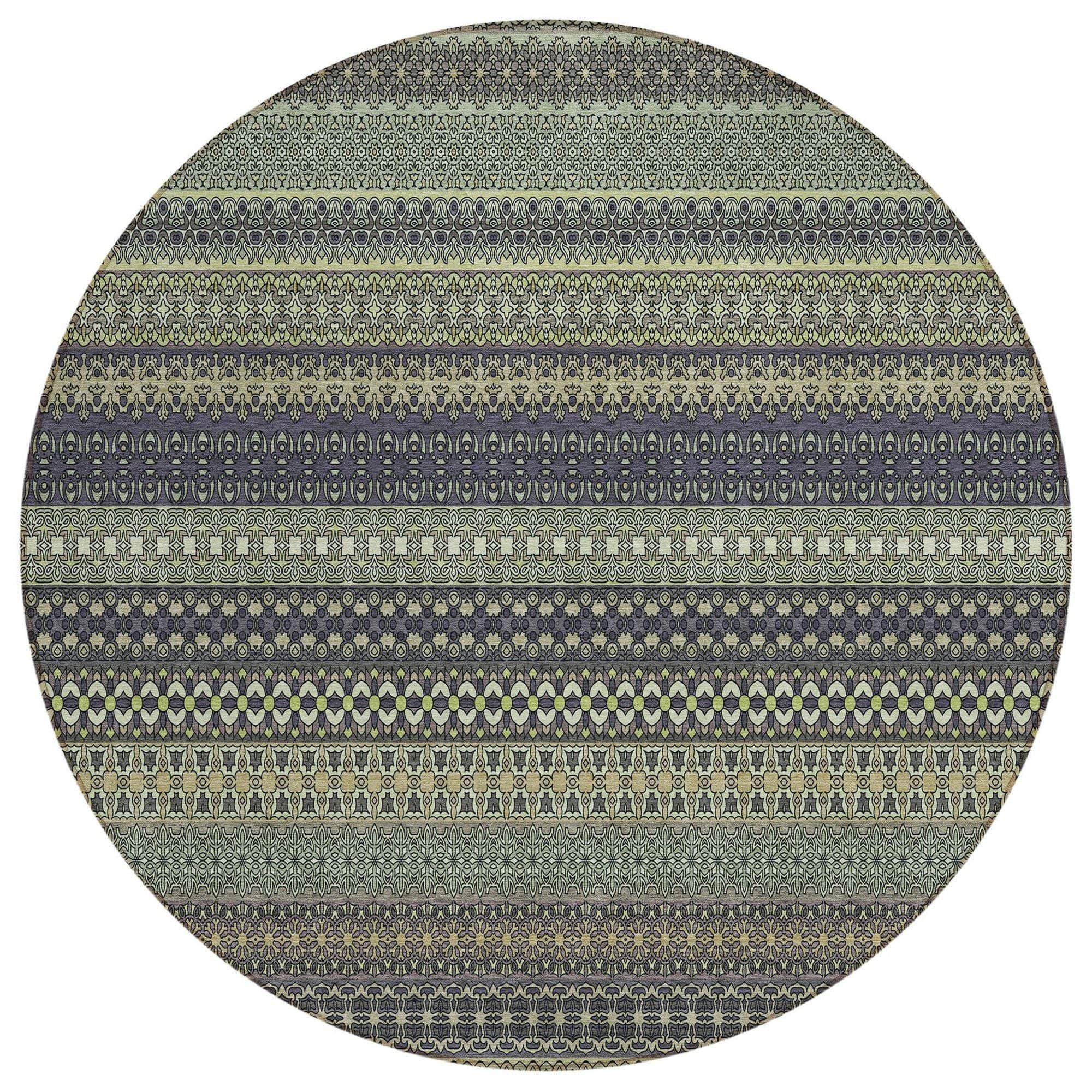 Machine Made ACN527 Sage Green Rugs #color_sage green