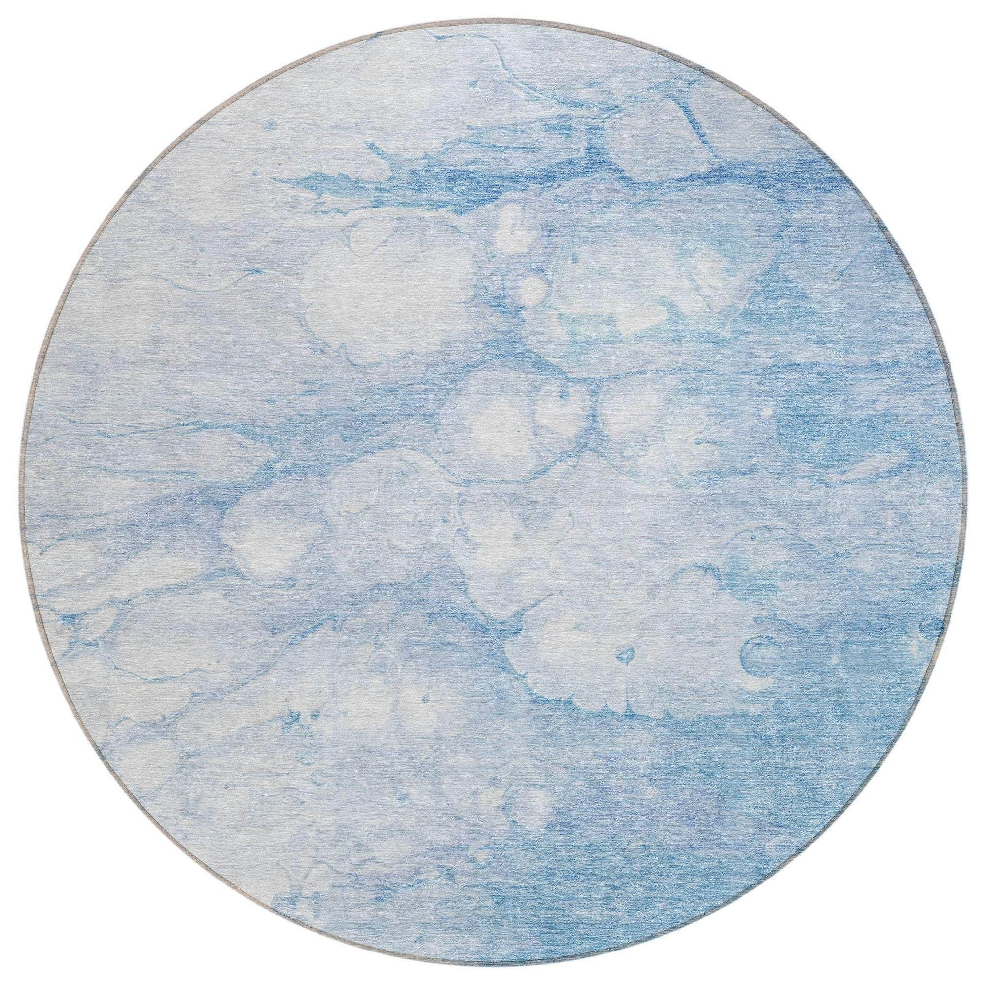 Machine Made ACN699 Sky Blue Rugs #color_sky blue