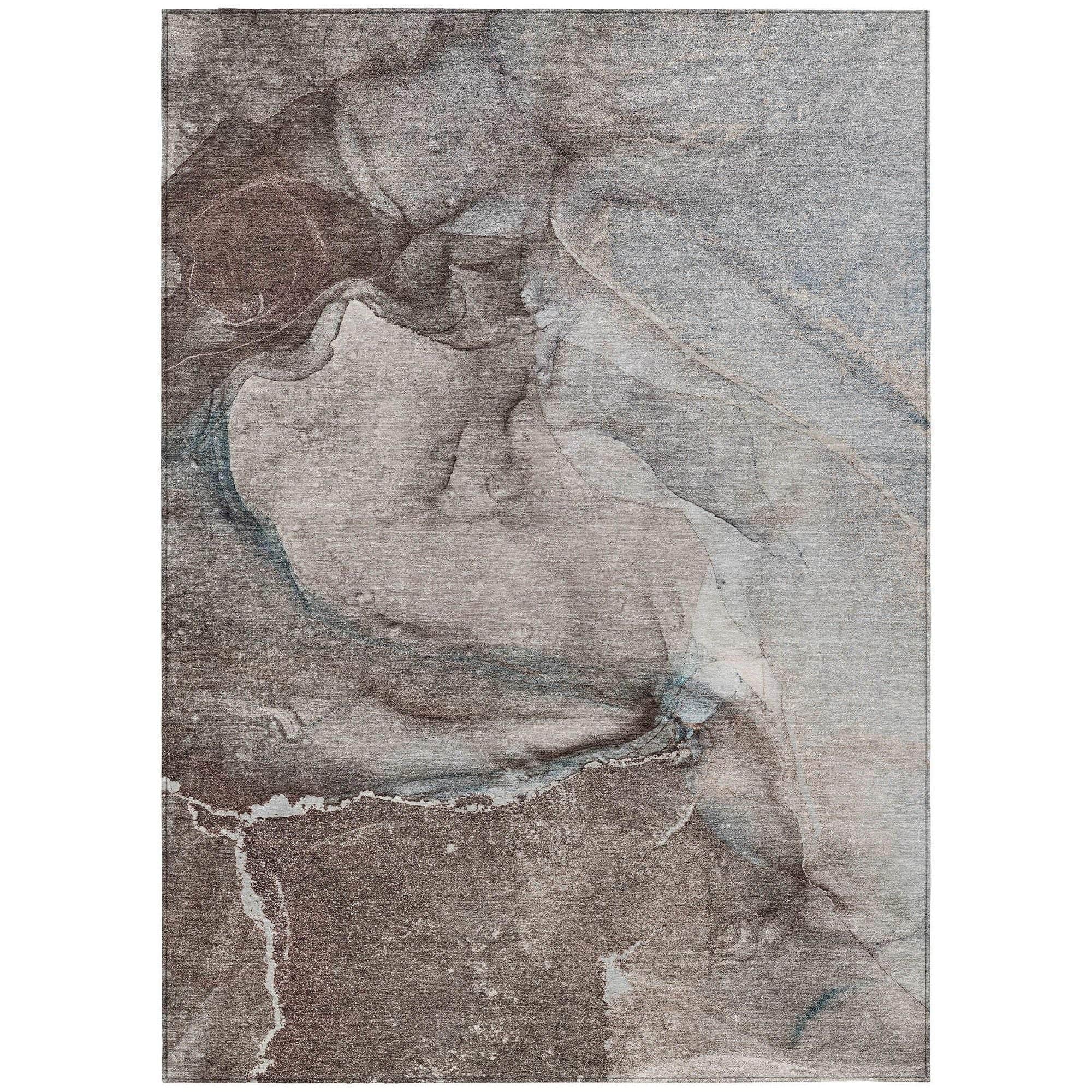 Machine Made ACN524 Taupe Brown Rugs #color_taupe brown