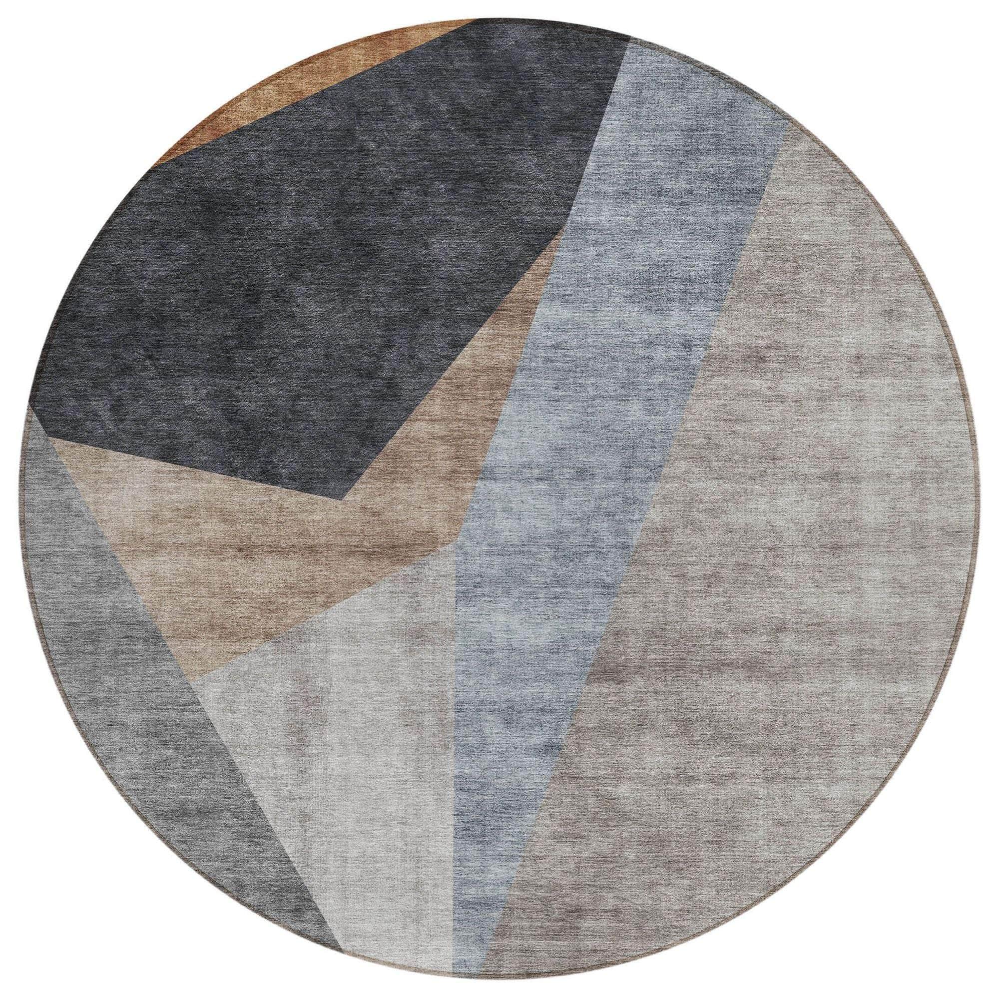 Machine Made ACN715 Taupe Brown Rugs #color_taupe brown
