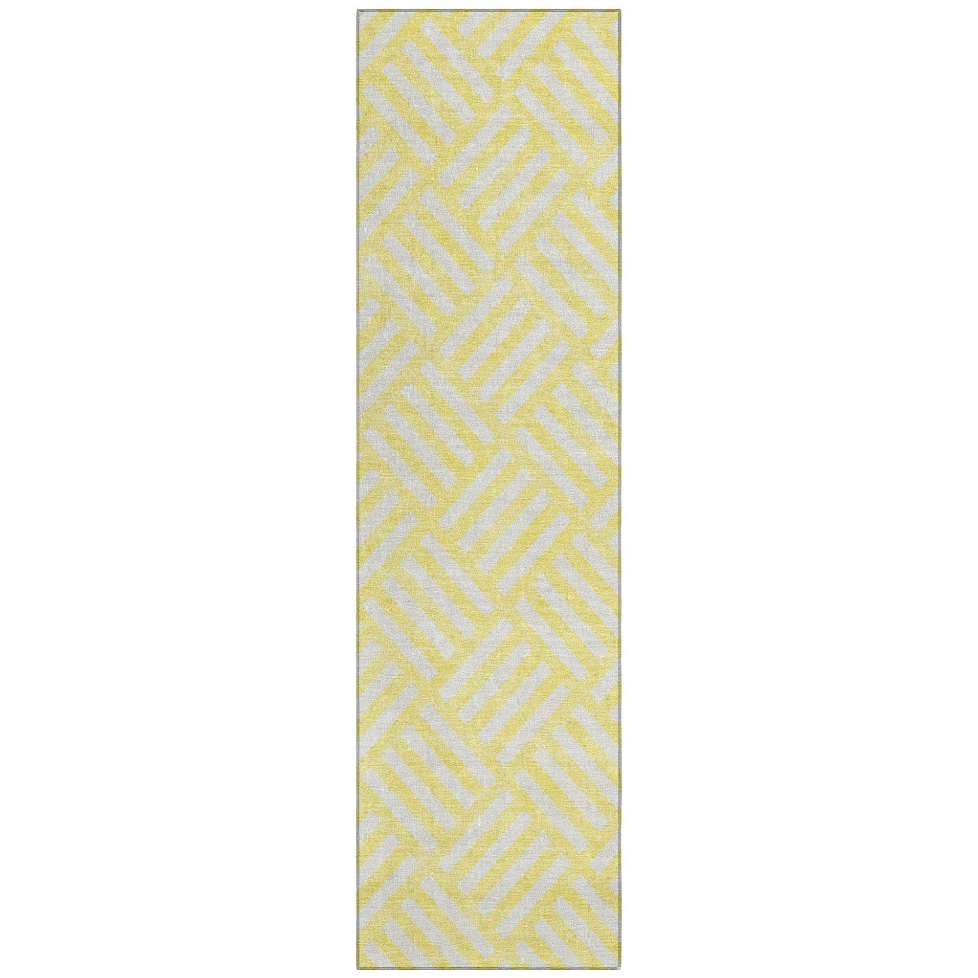 Machine Made ACN620 Yellow Gold Rugs #color_yellow gold
