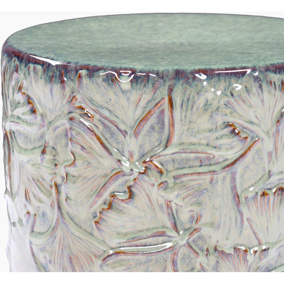 Bishop Garden Stool - detail corner