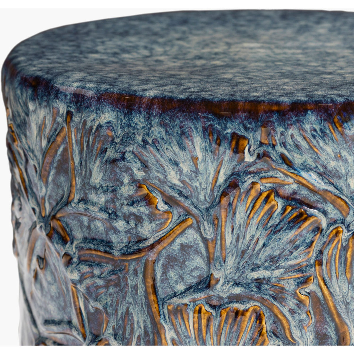 Bishop Garden Stool - detail corner