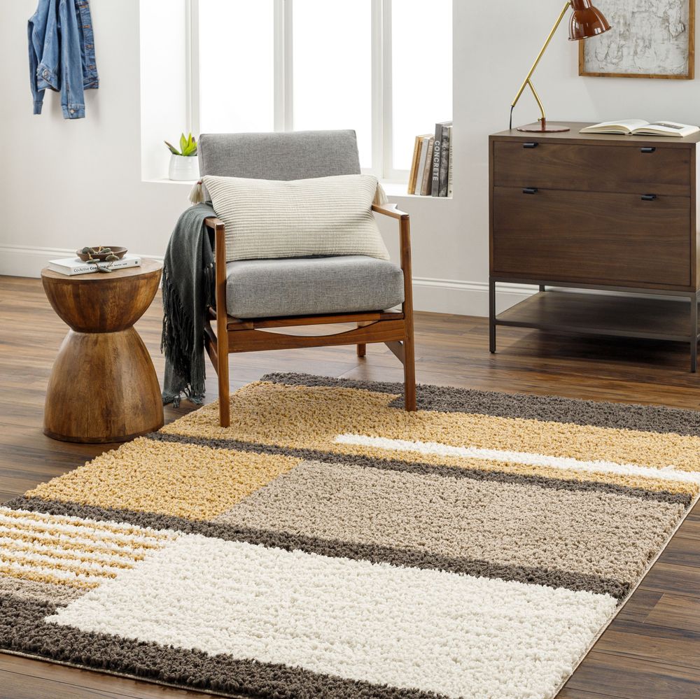 Birmingham BMM-2317 Ivory / Taupe Rugs #color_ivory / taupe