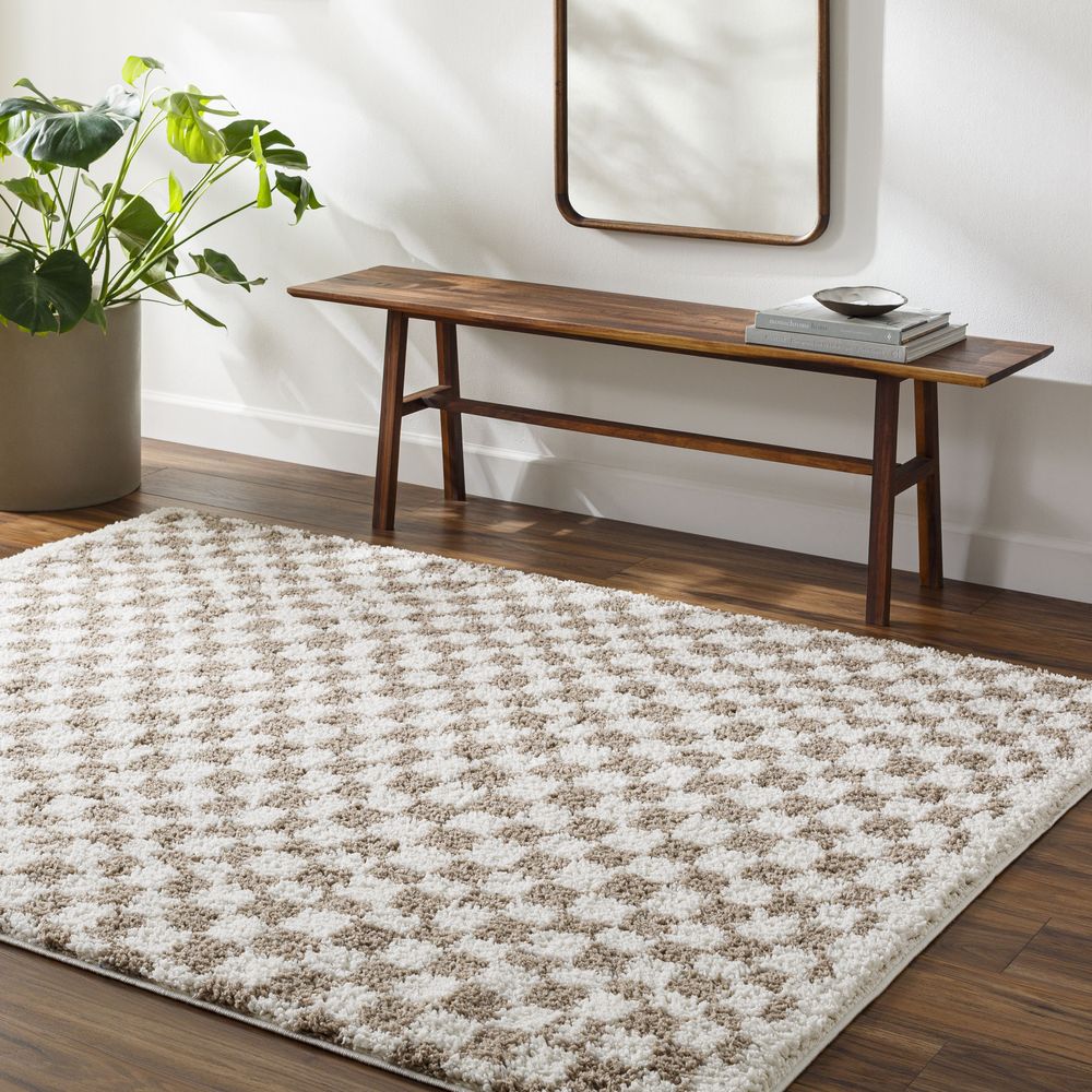 Birmingham BMM-2322 Ivory / Taupe Rugs #color_ivory / taupe