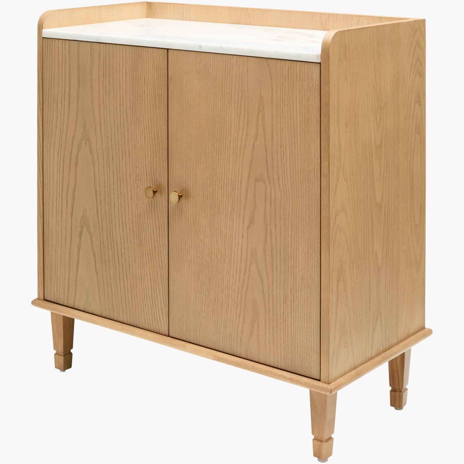 Arista Cabinet in Tan & White