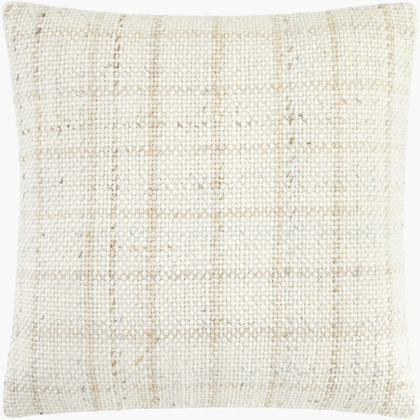Amaya Woven Stripe Throw Pillow – Oatmeal - Square #_shape=Square