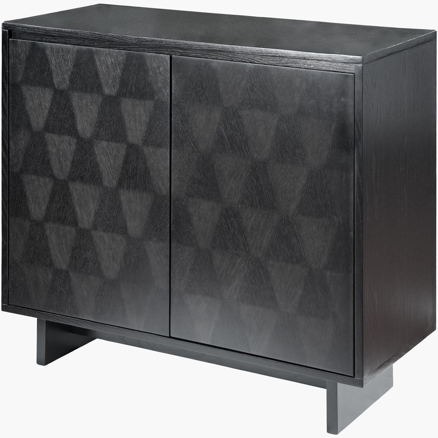 Ventana Cabinet in Black & Brown
