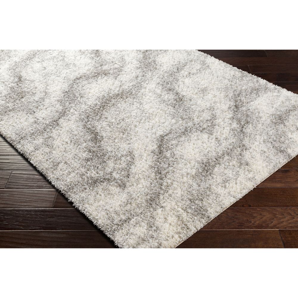 Cloudy Shag CDG-2306 Ivory / Gray Rugs #color_ivory / gray
