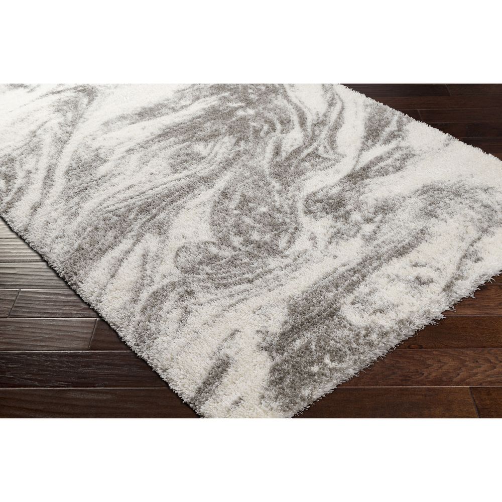 Cloudy Shag CDG-2308 Ivory / Gray Rugs #color_ivory / gray