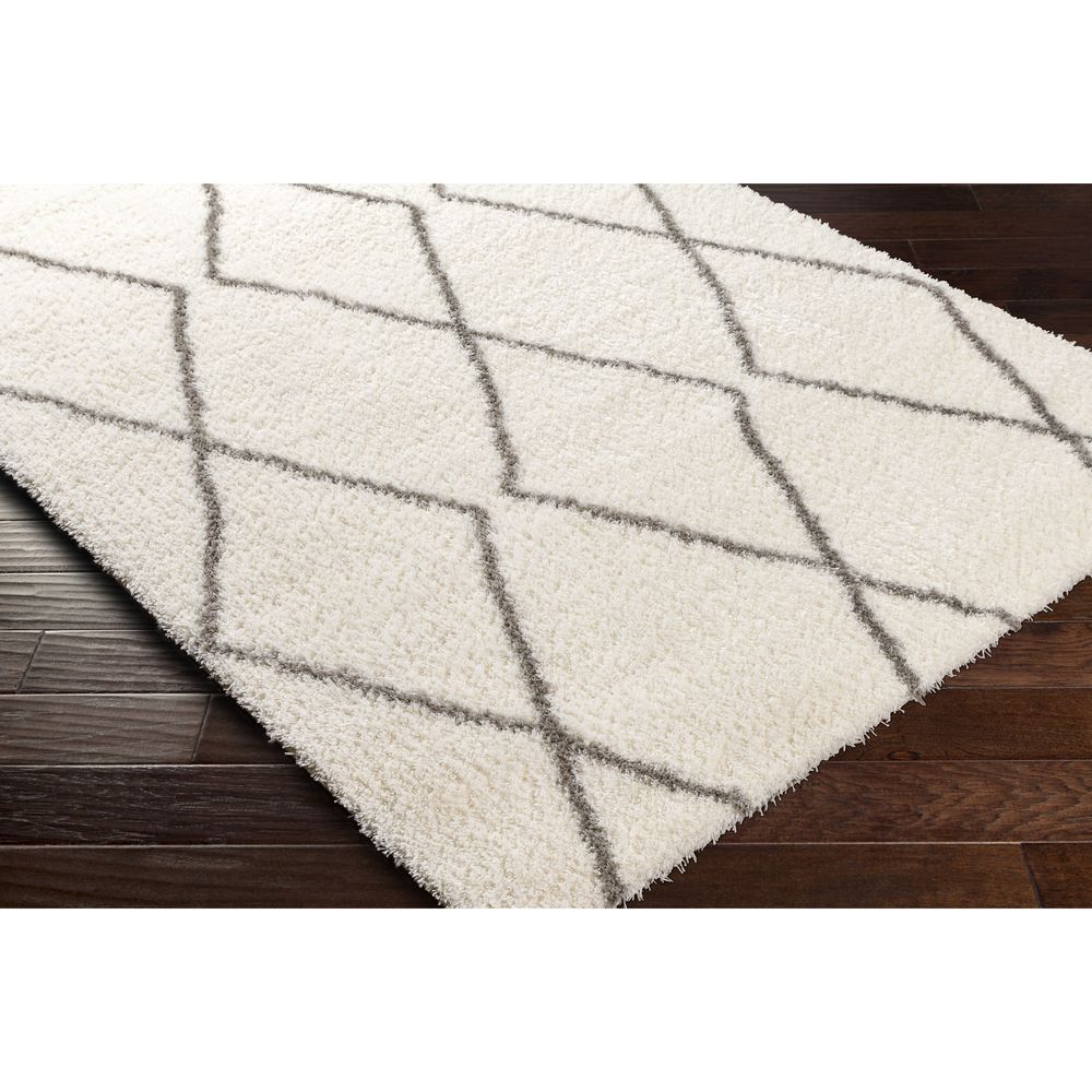 Cloudy Shag CDG-2317 Ivory / Gray Rugs #color_ivory / gray