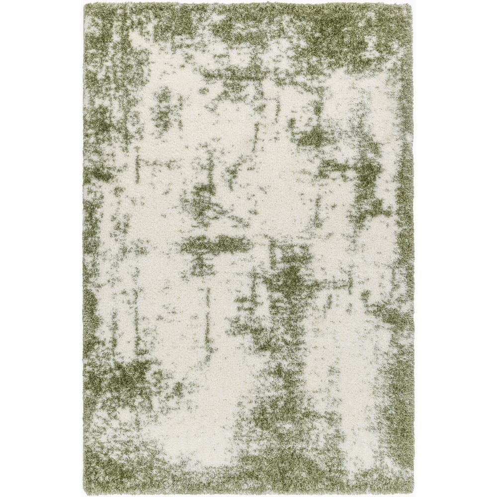Cloudy Shag CDG-2329 Ivory / Olive Rugs #color_ivory / olive
