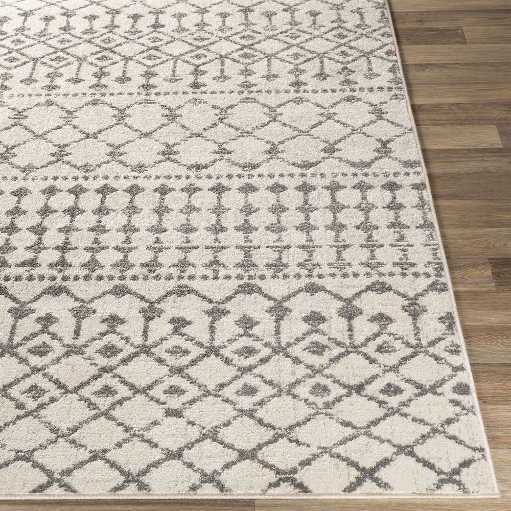 Chester CHE-2319 Charcoal/ Light Beige Rugs #color_charcoal/ light beige