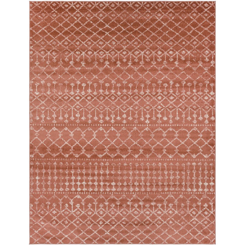 Chester CHE-2375 Brick Red Rugs #color_brick red