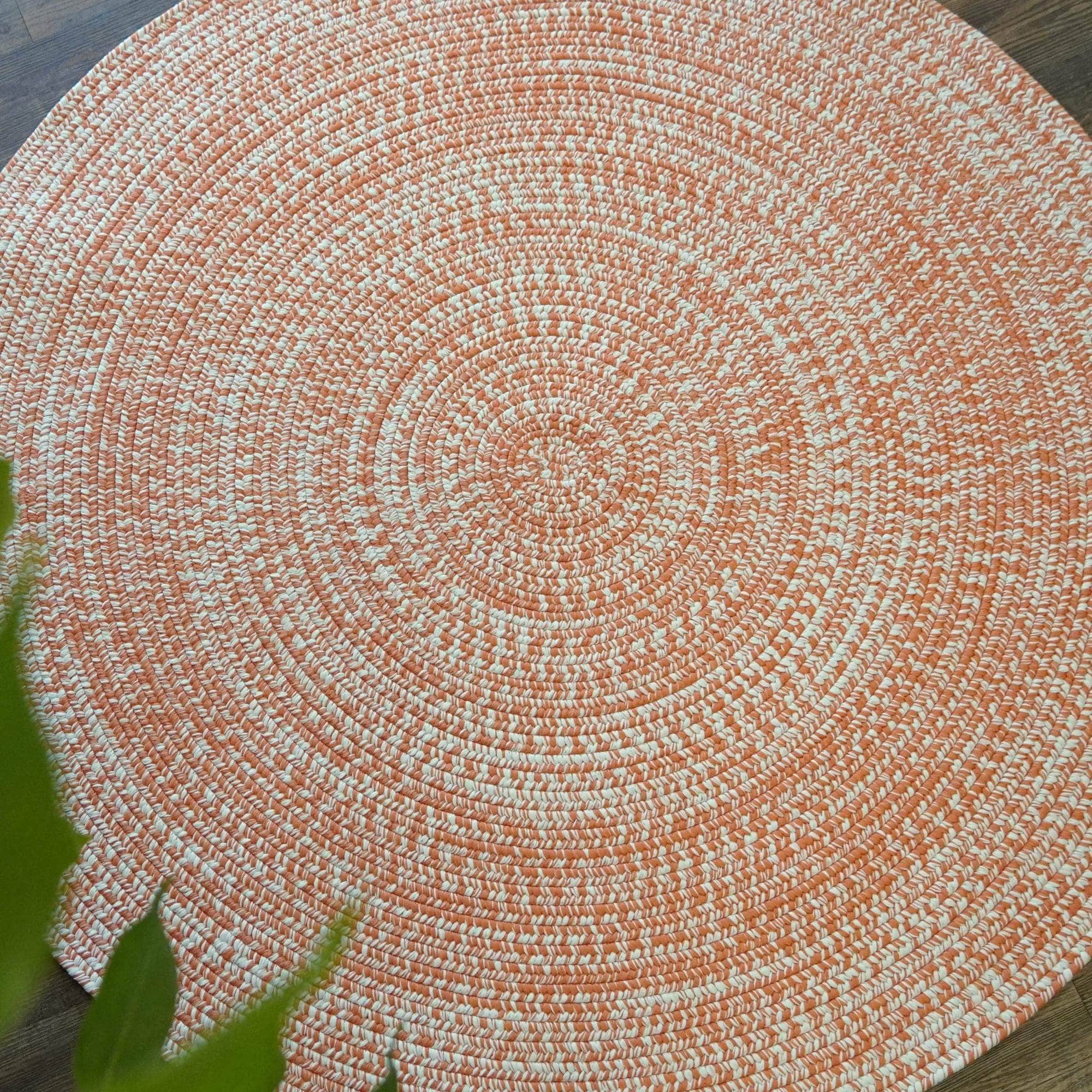 Braided A352 Orange Rugs #color_orange