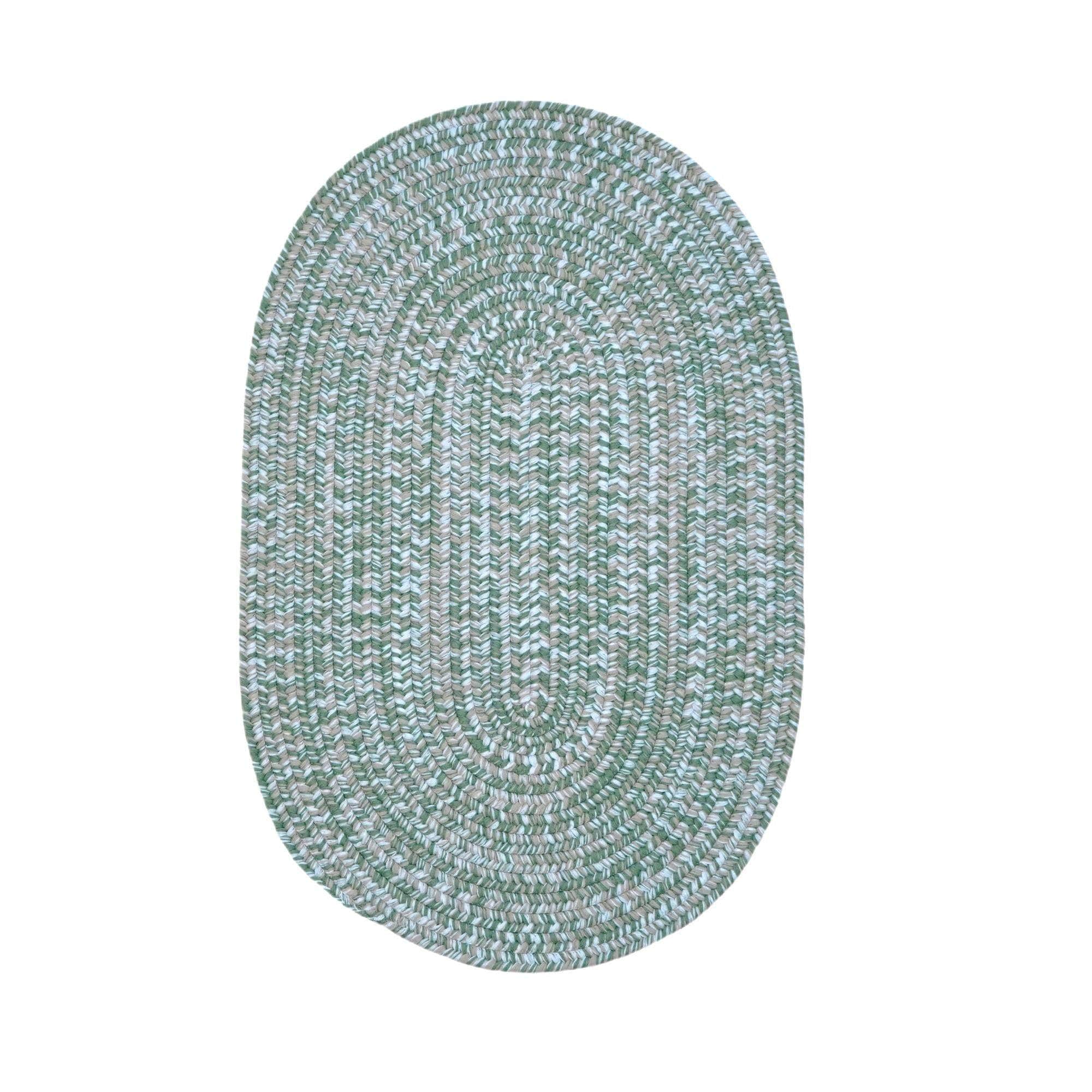 Braided A359 Green Rugs #color_green