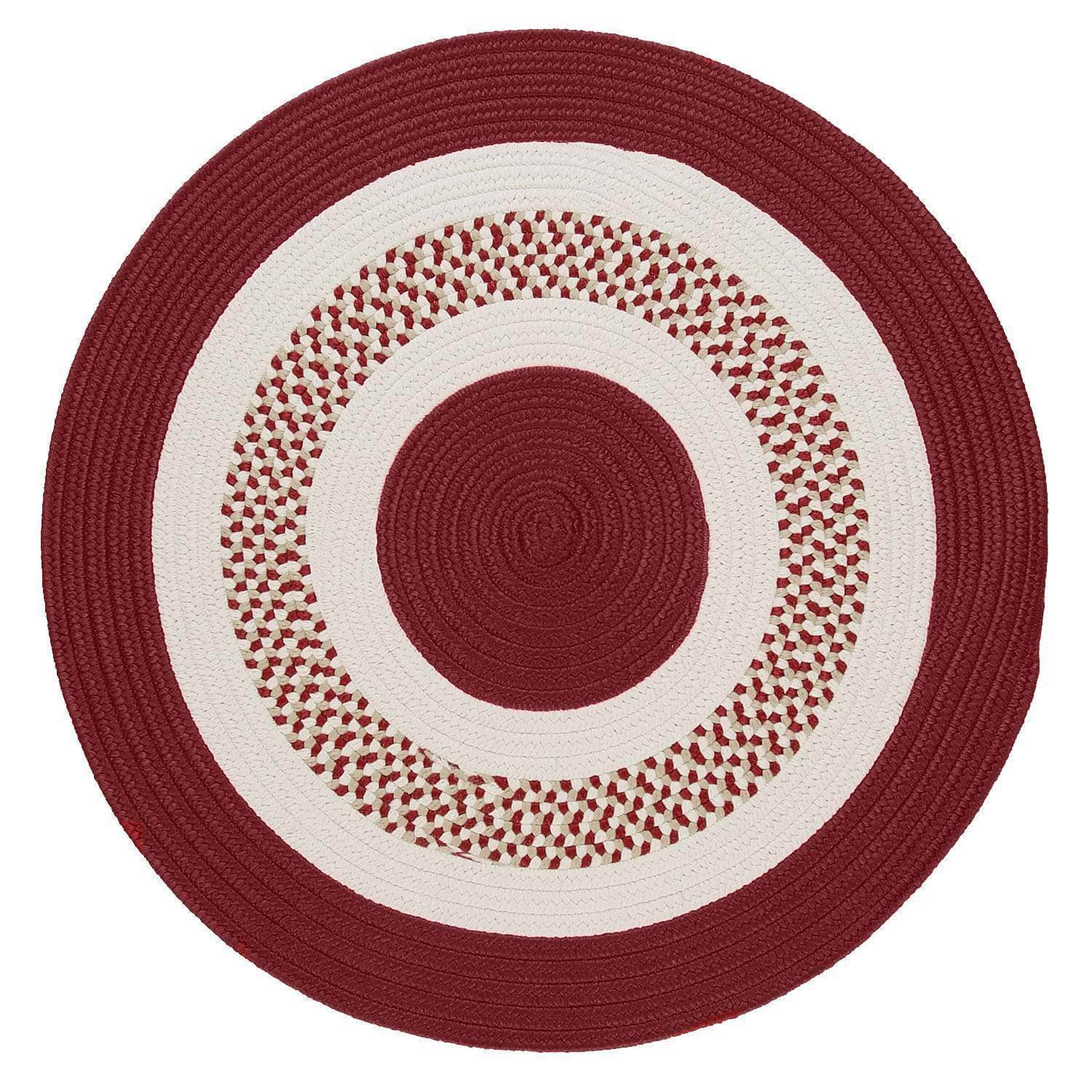 Braided FB71 Red Area Rug #color_red