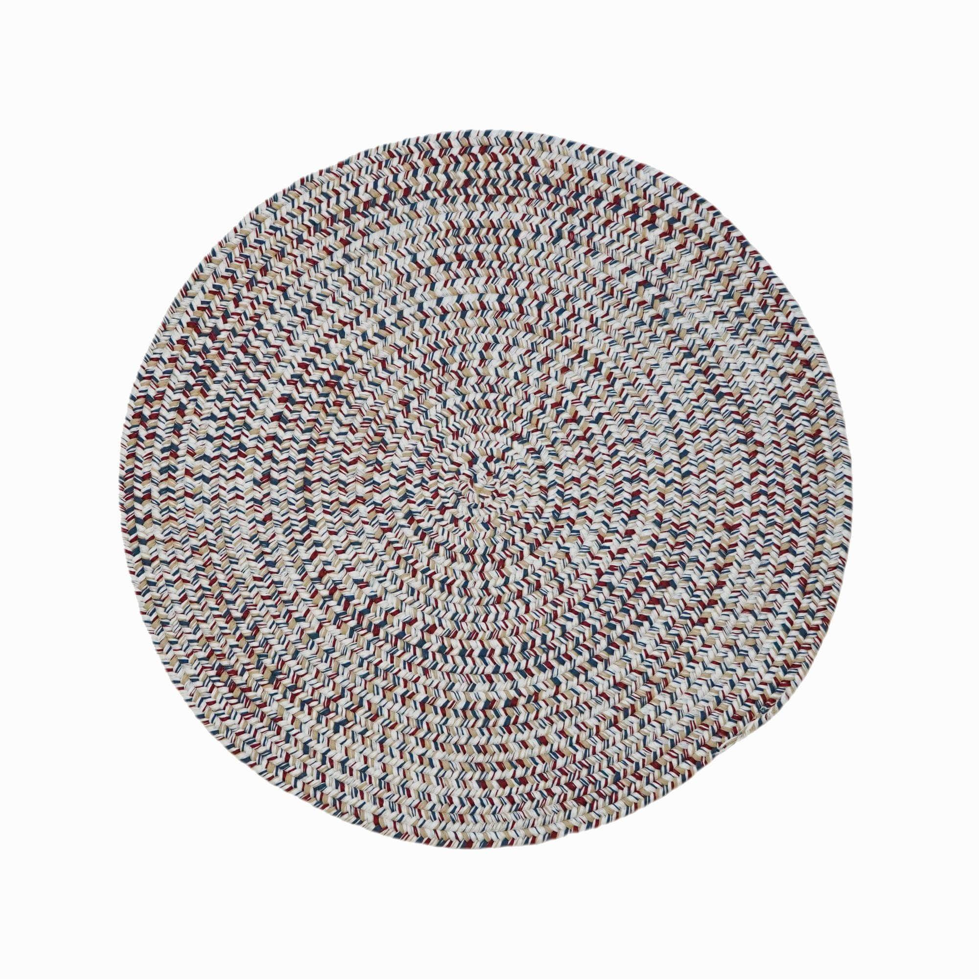 Braided SS83 Red / Blue Rugs #color_red / blue