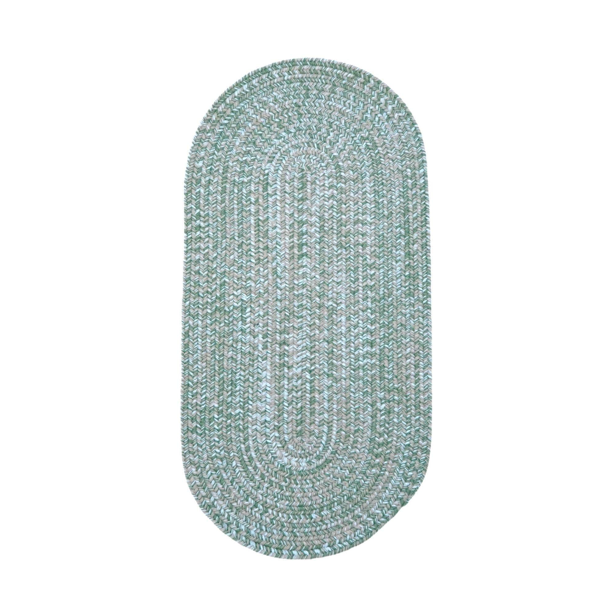 Braided A359 Green Rugs #color_green